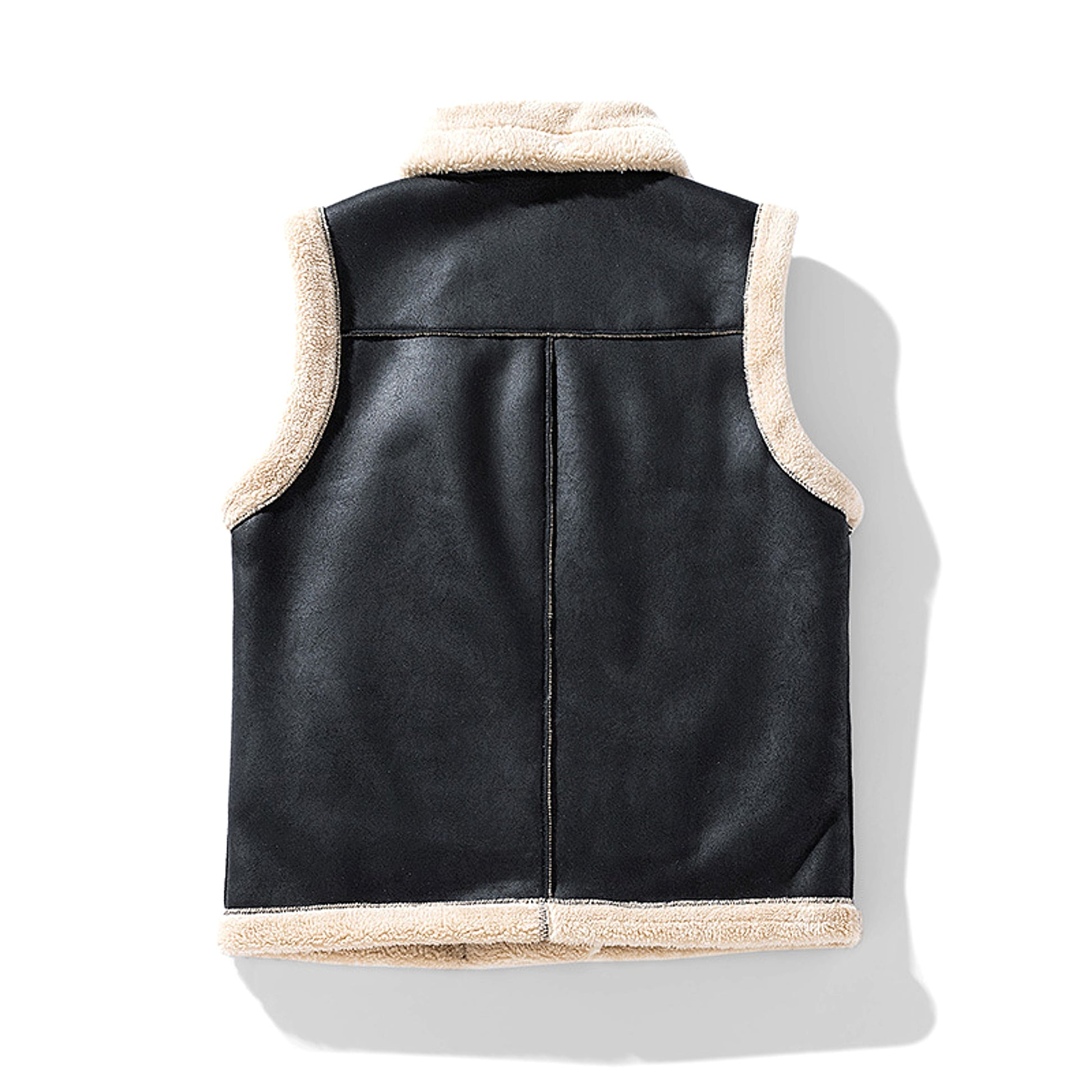Lambswool Vest Coat Men's Jacket - enhanced image 4