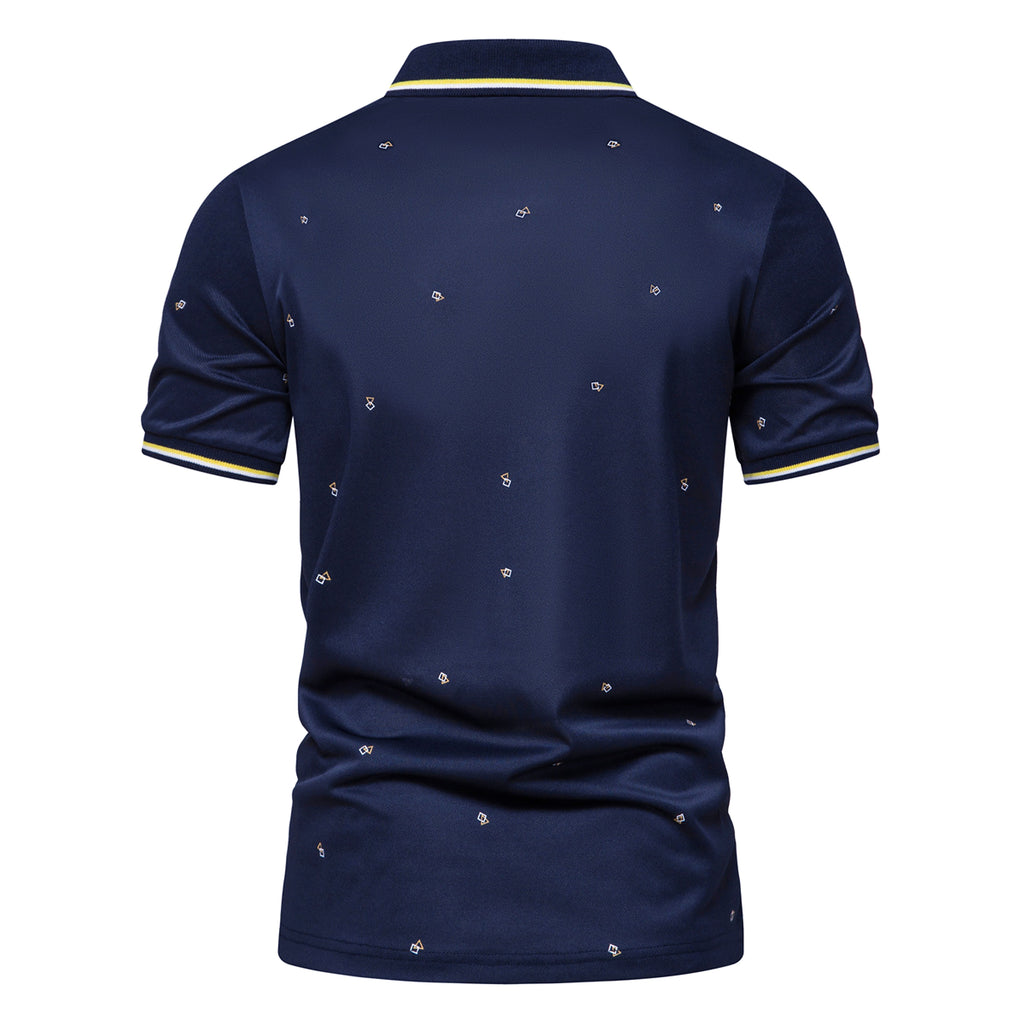 Lapel Short-sleeved T-shirt Men's Summer New Breathable Polo Shirt - enhanced image 4