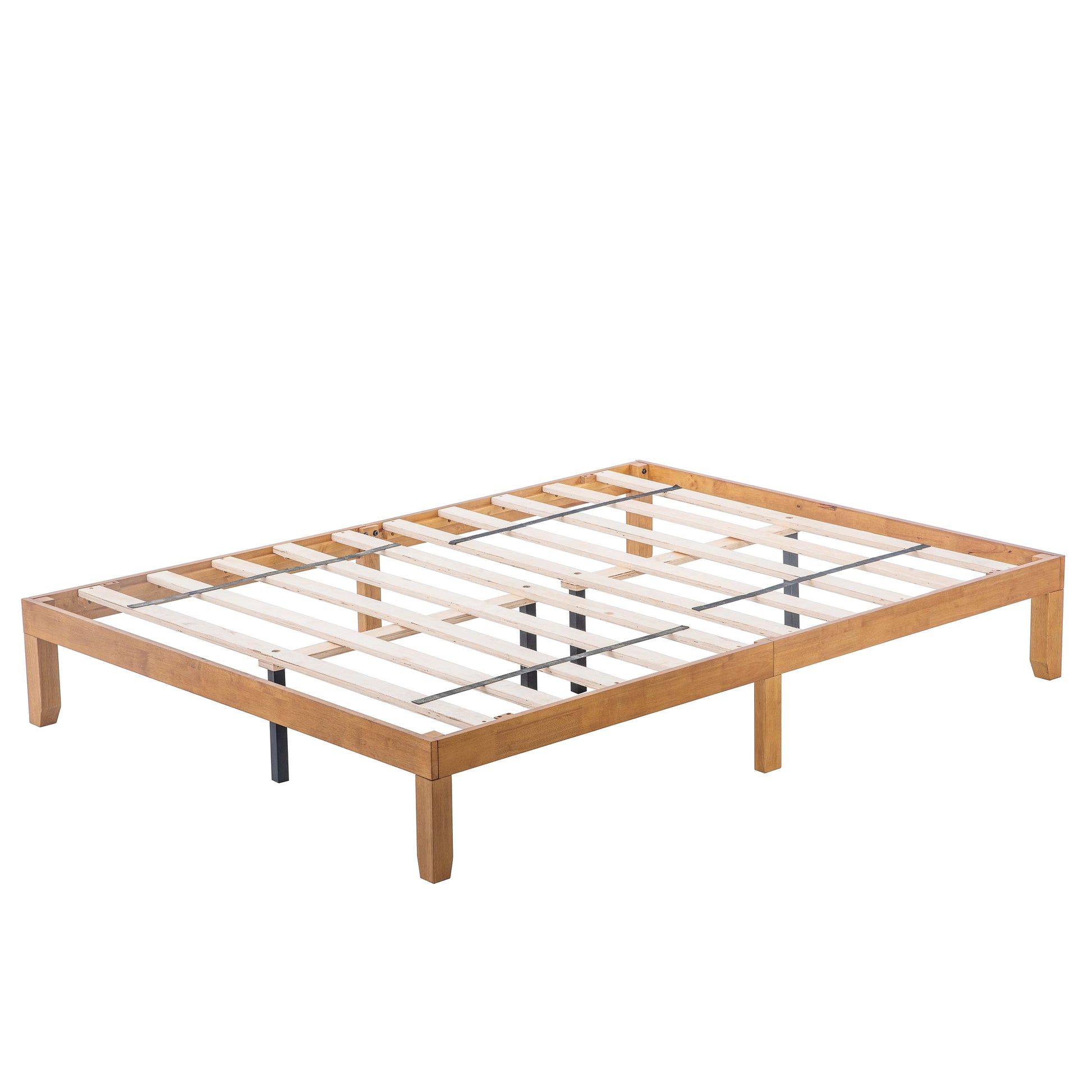 LuneluX_Home – Queen Size Solid Wood Platform Bed Frame - enhanced image 4