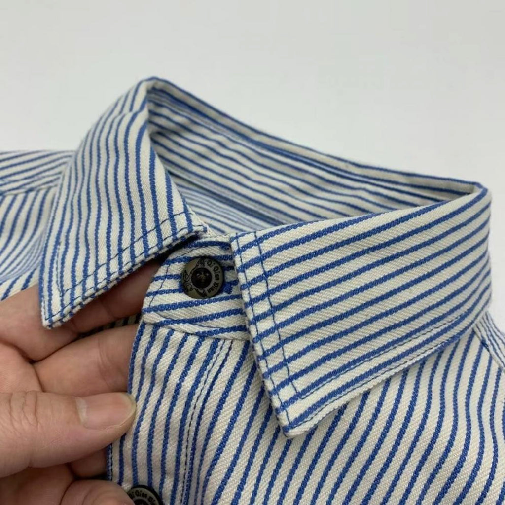 Letter Long Sleeve Loose Boys Summer Trendy All-match Casual DressShirt - enhanced image 4