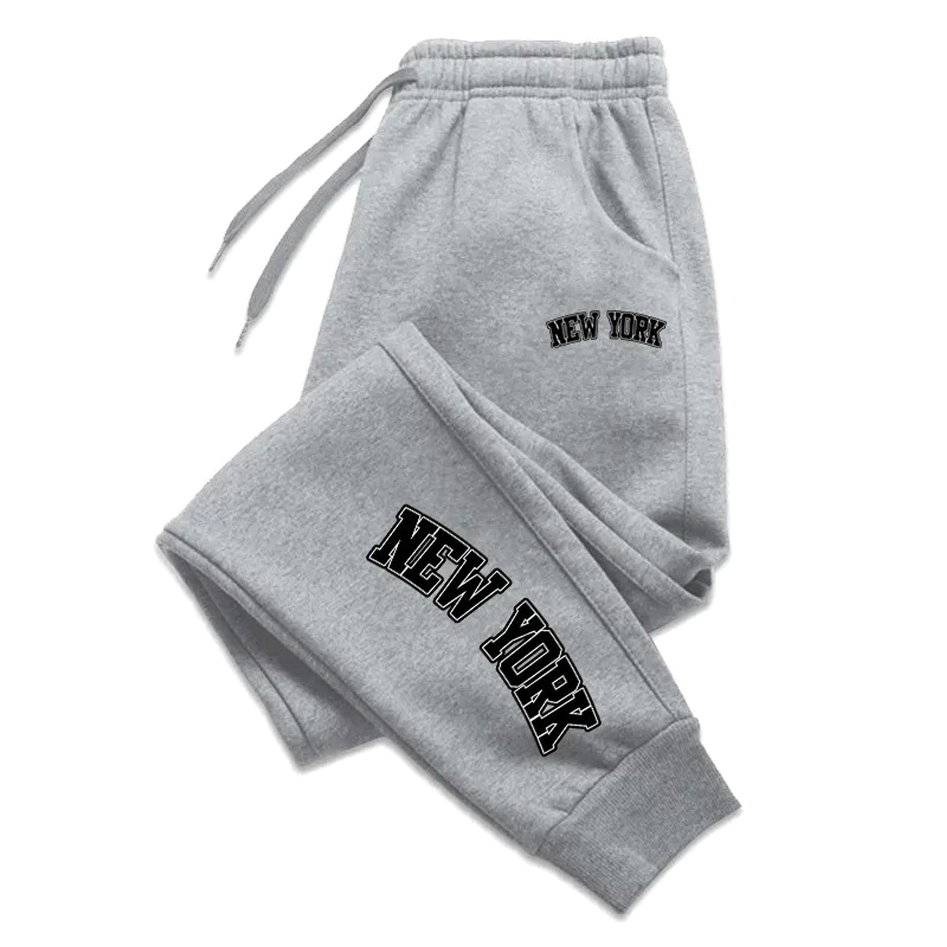 Letter Printed Casual Sports Straight Sweatpants Tracksuit Men - enhanced image 4