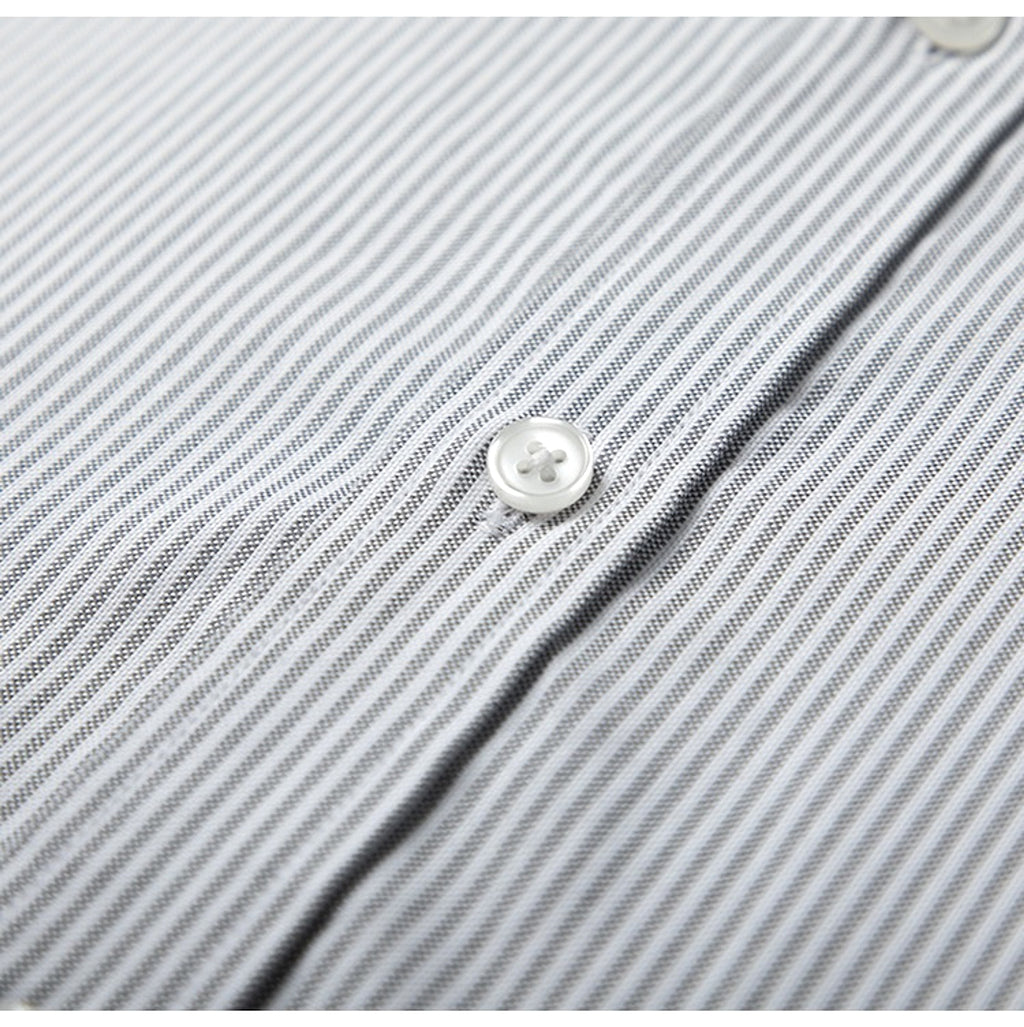 Long Sleeve Cotton Oxford Men's DressShirt - enhanced image 4