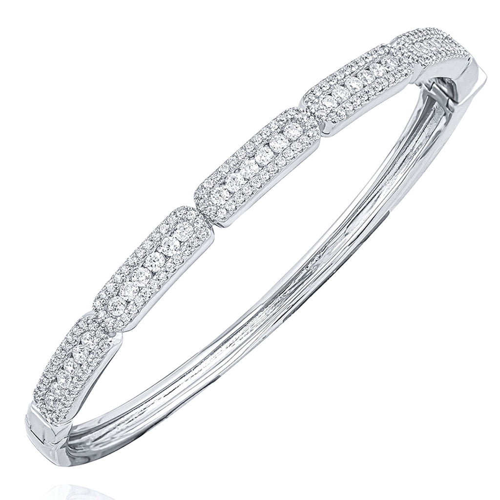 LuxeJewels™ + DiamondLink– Bamboo Elegance Bangle (925 & 18K Rosé) - enhanced image 4