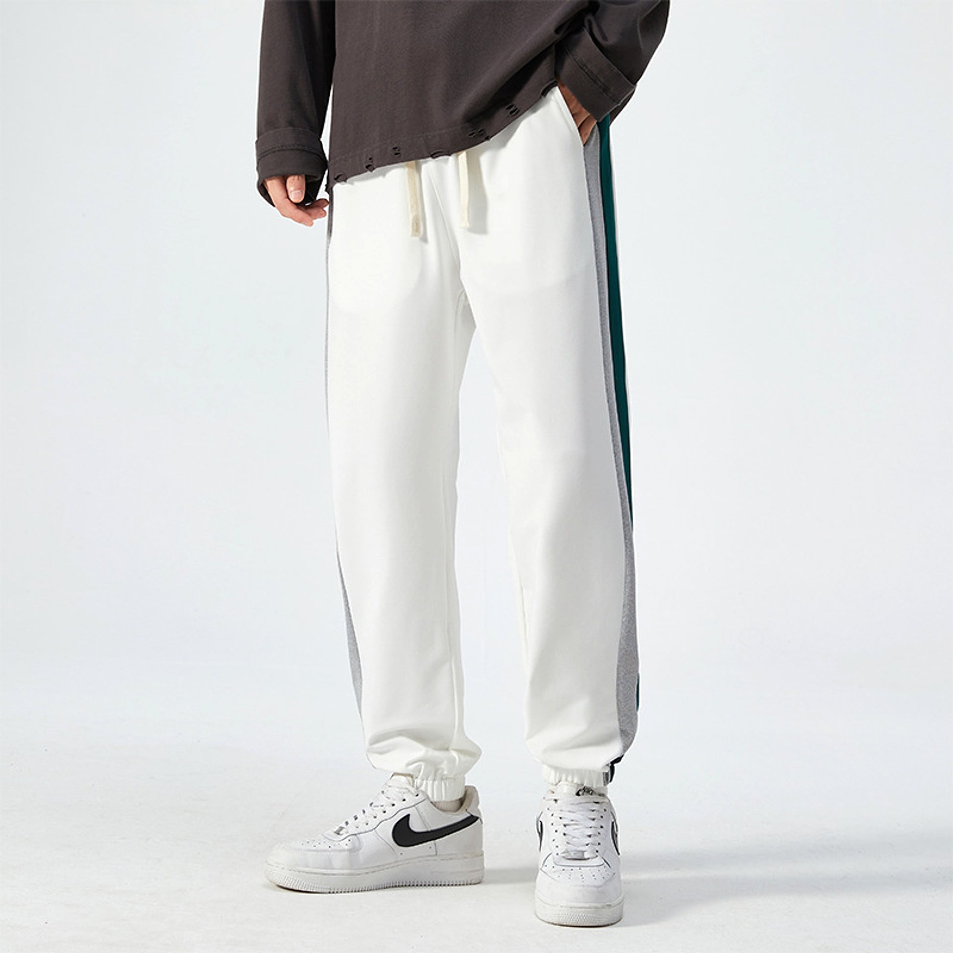 Men's Fashion Casual Ankle-tied Sports Loose Oversized Long Pants - enhanced image 4