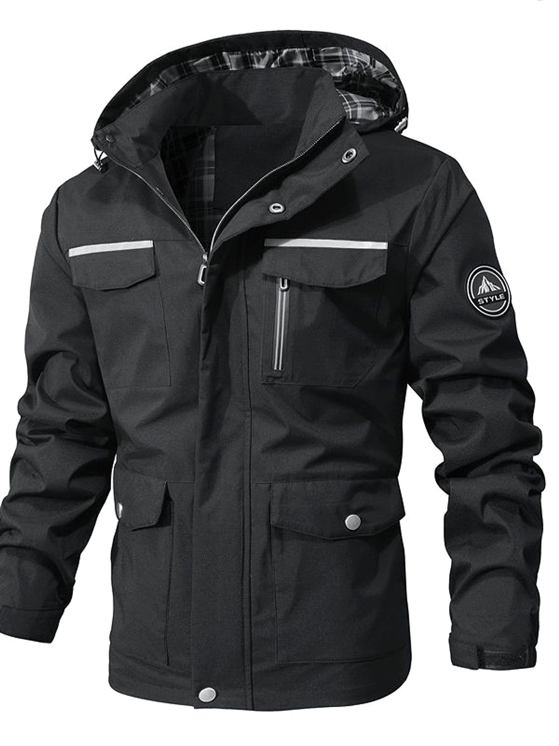 Men’s Mid-Length Hooded Trench Coat – Clean, Smart, Reliable - enhanced image 4