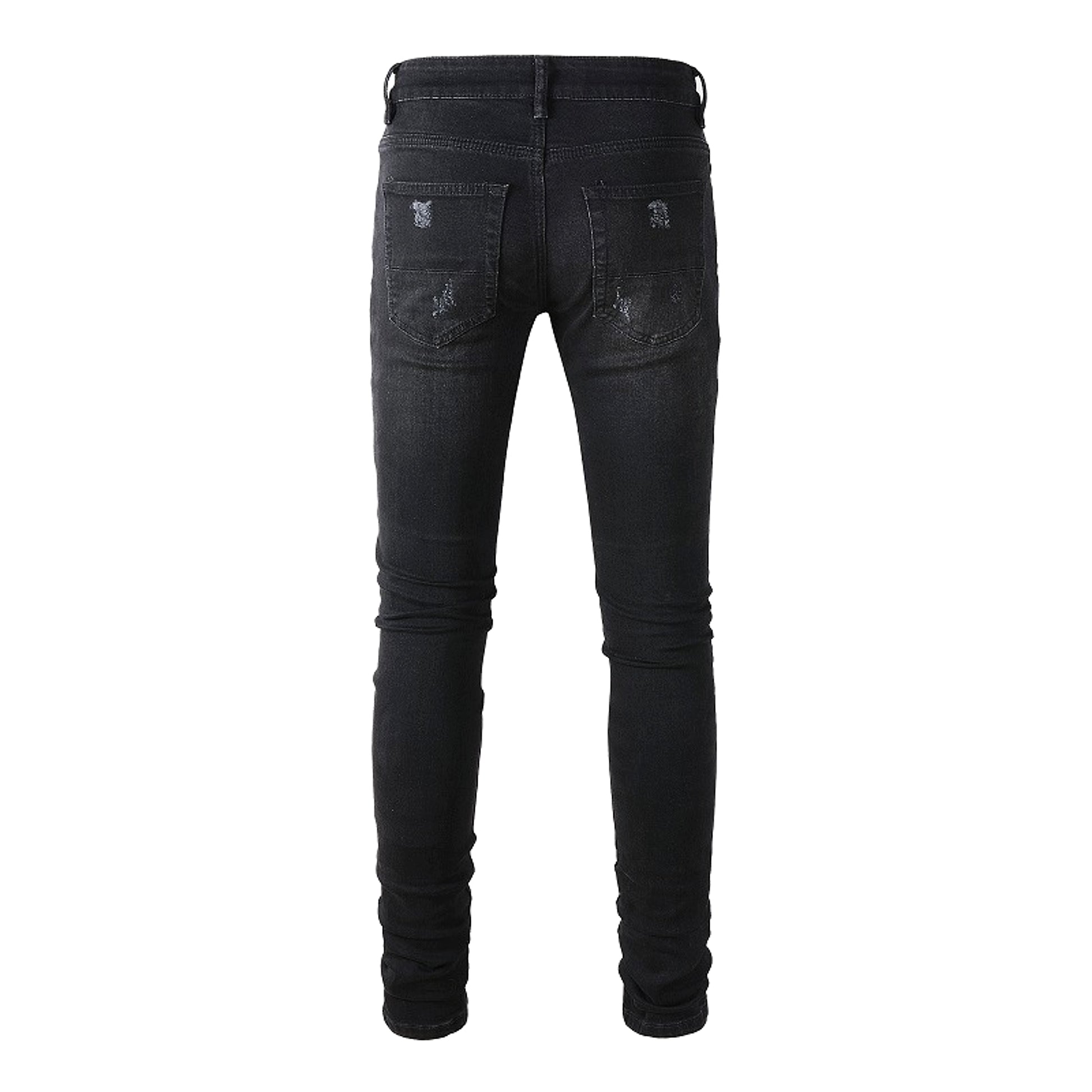 Men's Paisley Patch Street Jeans - enhanced image 4