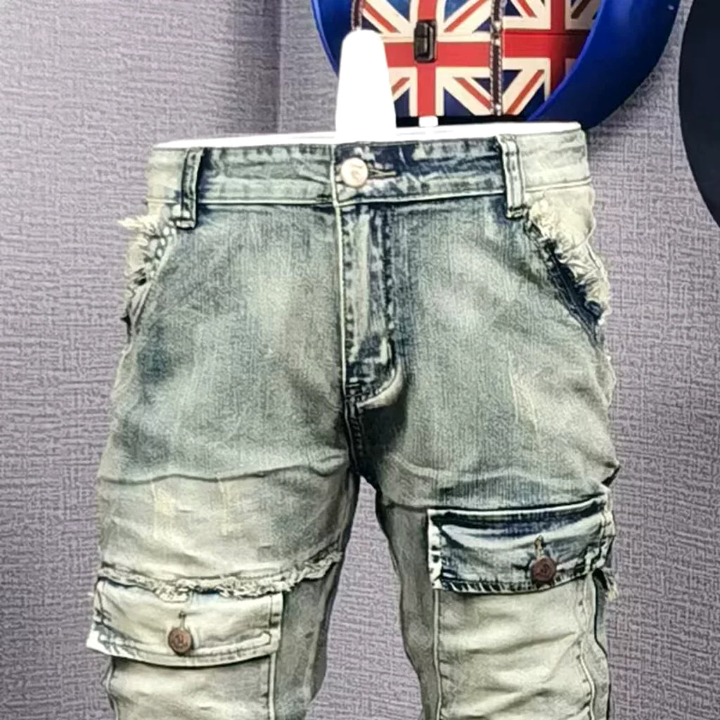 Men's Personality All-matching Fashion Casual Ripped Jeans - enhanced image 4
