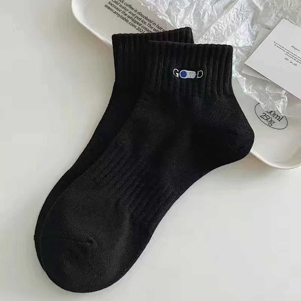 GOOD  - Men's Pure Cotton Deodorant Feetsweat Absorbing Sports Socks - enhanced image 4