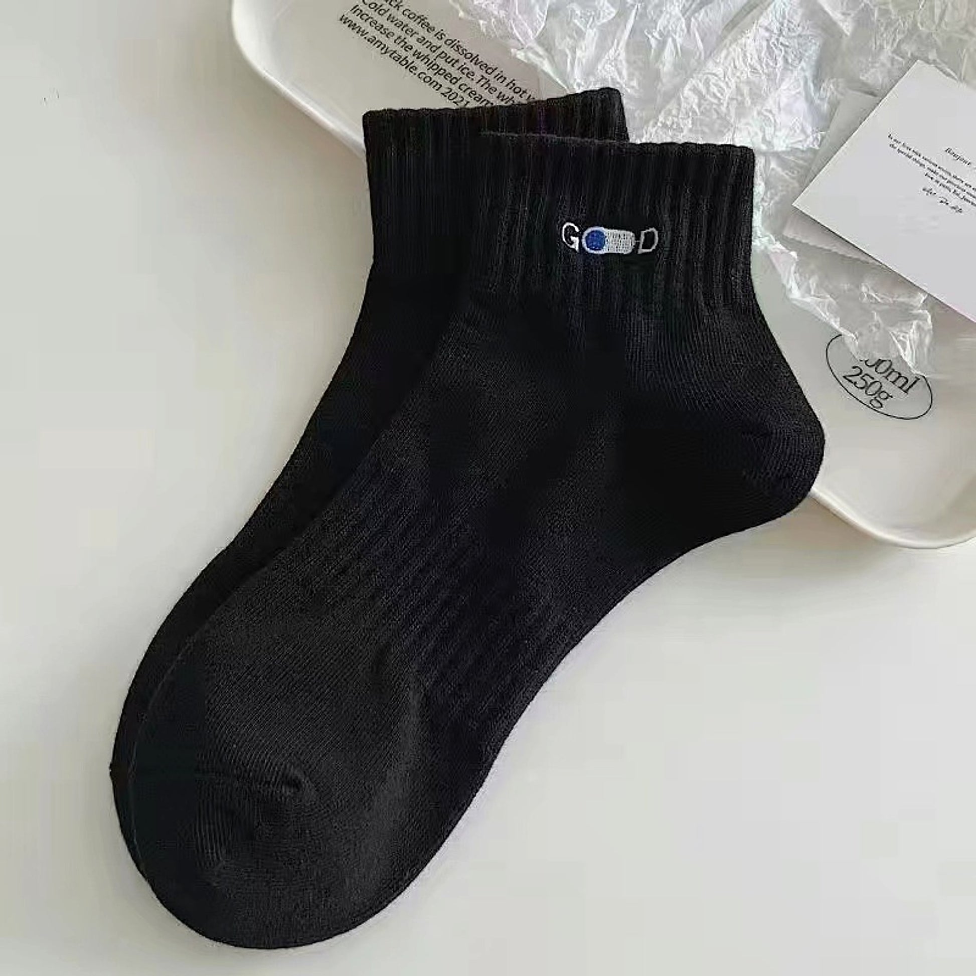 GOOD  - Men's Pure Cotton Deodorant Feetsweat Absorbing Sports Socks - enhanced image 4