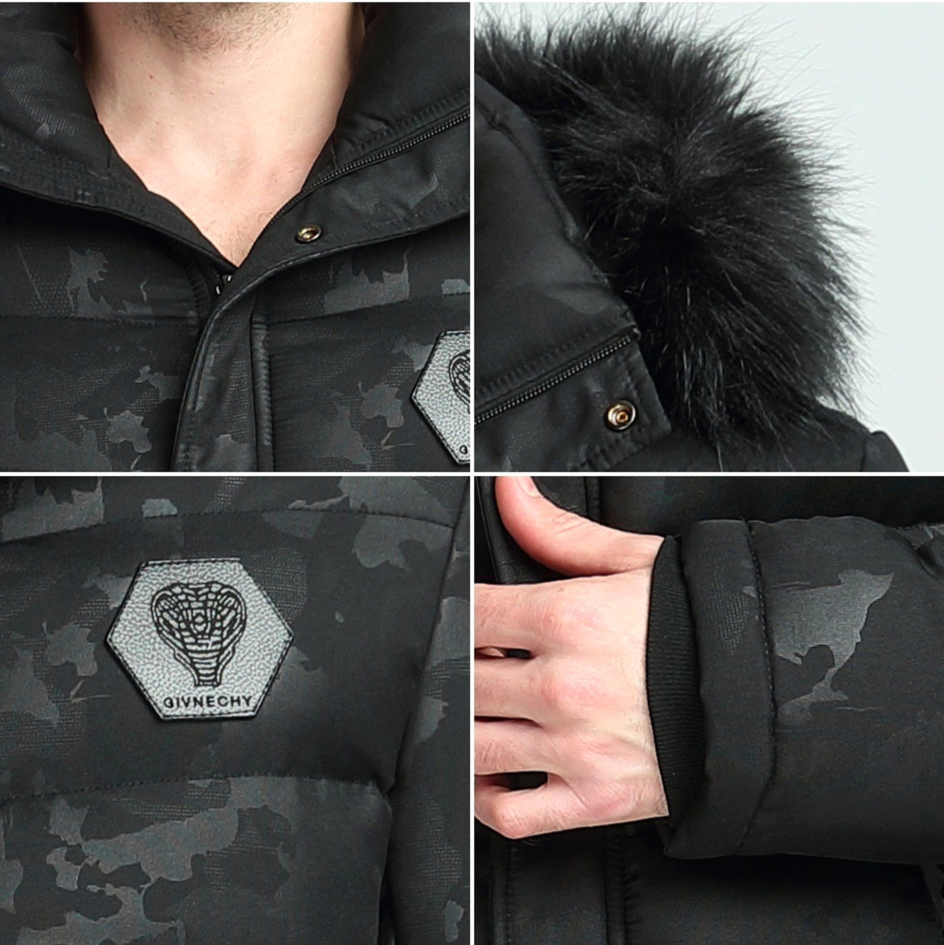 Men's Short Thickened Winter Outdoor Cotton-padded Clothing British Fur Collar Coat Jacket - enhanced image 4