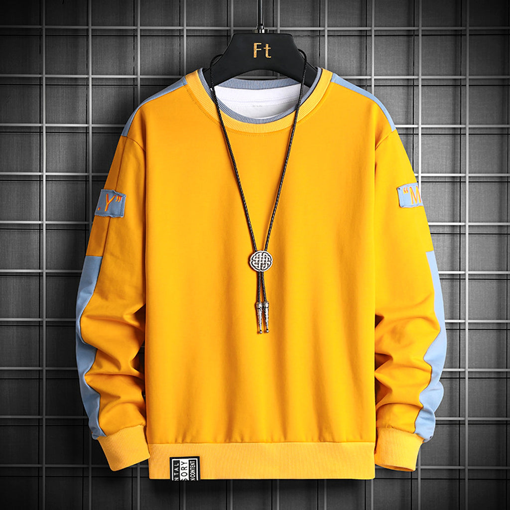 Men's Spring &amp; Autumn Casual Sports Round Neck Sweater - enhanced image 4