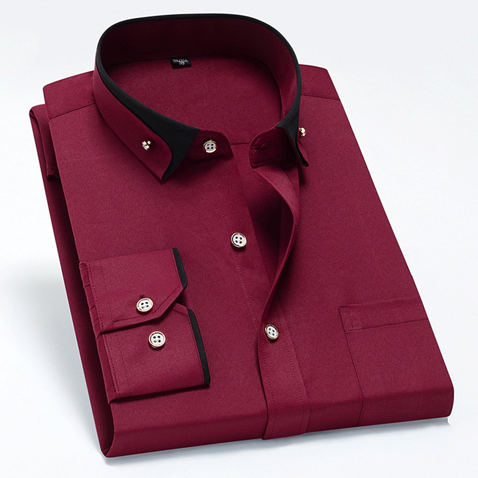 Men's Stretch Long Sleeve DressShirt Casual And Comfortable Non-ironing - enhanced image 4