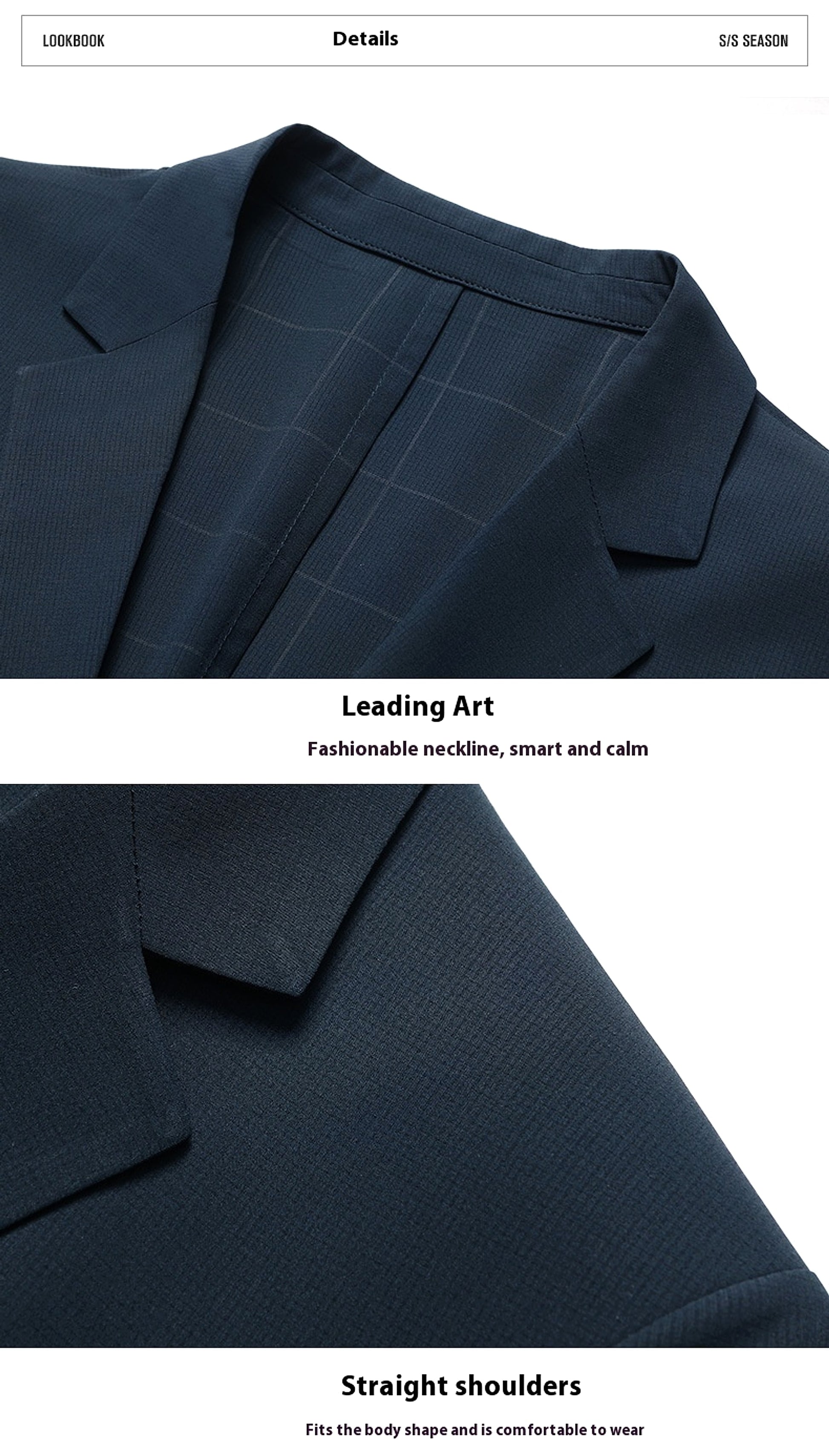 Men's Summer Thin Suit Men's Casual Fashion Business Light Ice Silk Suit - enhanced image 4