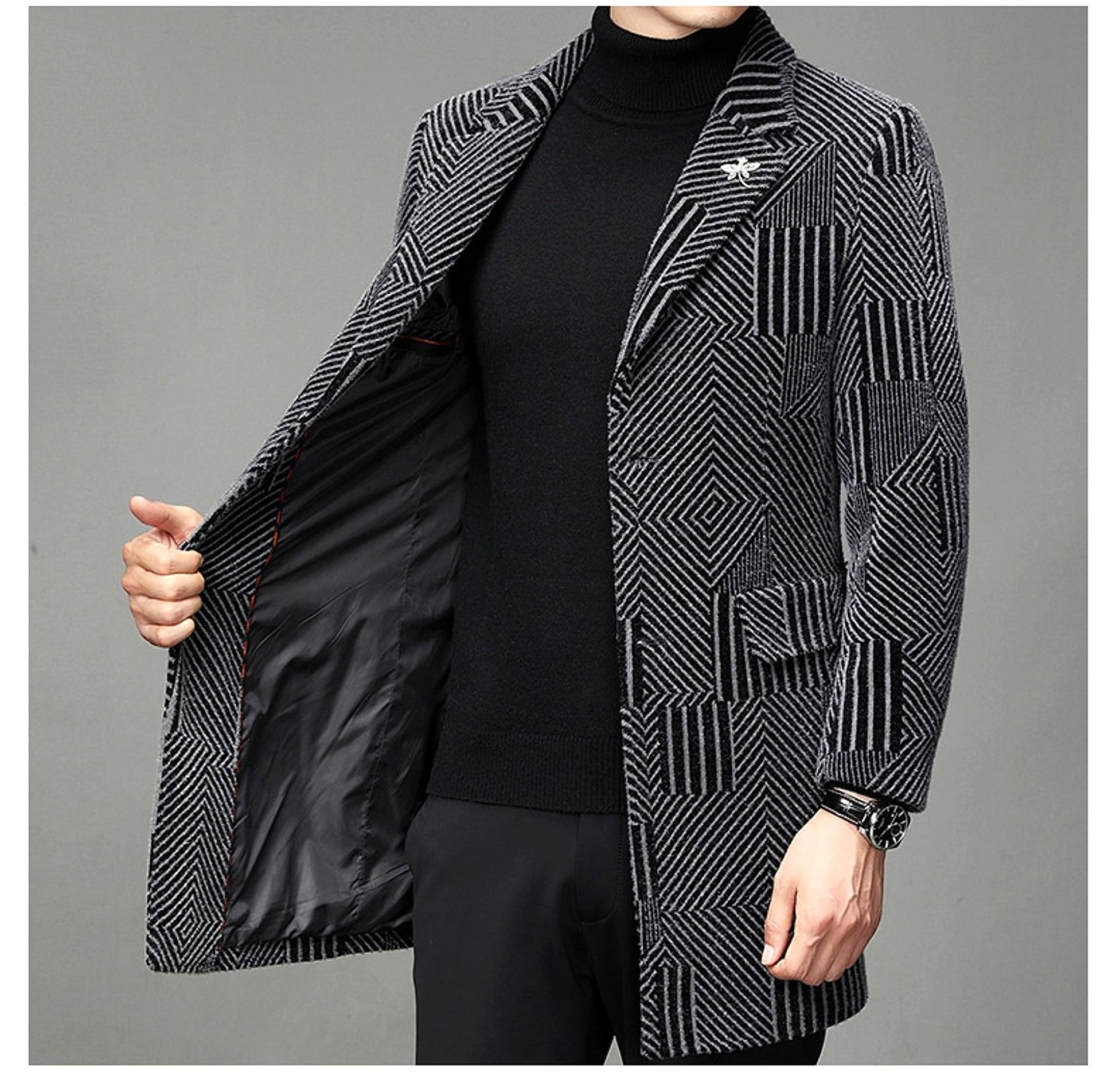 StormGuard™ – Men’s Autumn & Winter Windbreaker Coat - enhanced image 4