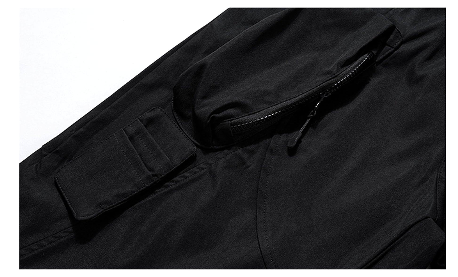 Multi-pocket Hook And Loop Chaopai Sports Casual Pants Men - enhanced image 4