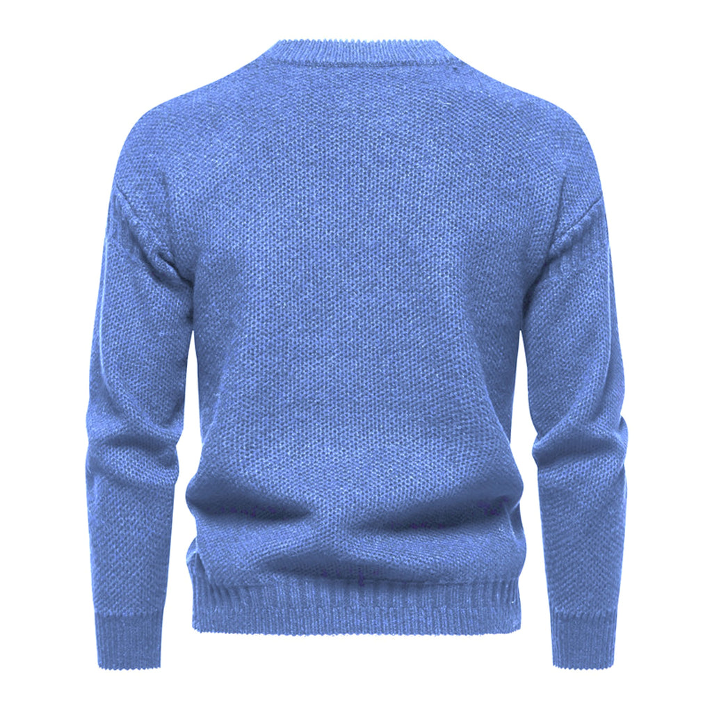 N - Profit - Trendy Leisure Warm Knitted Bottoming Youth Sweater Men - enhanced image 4