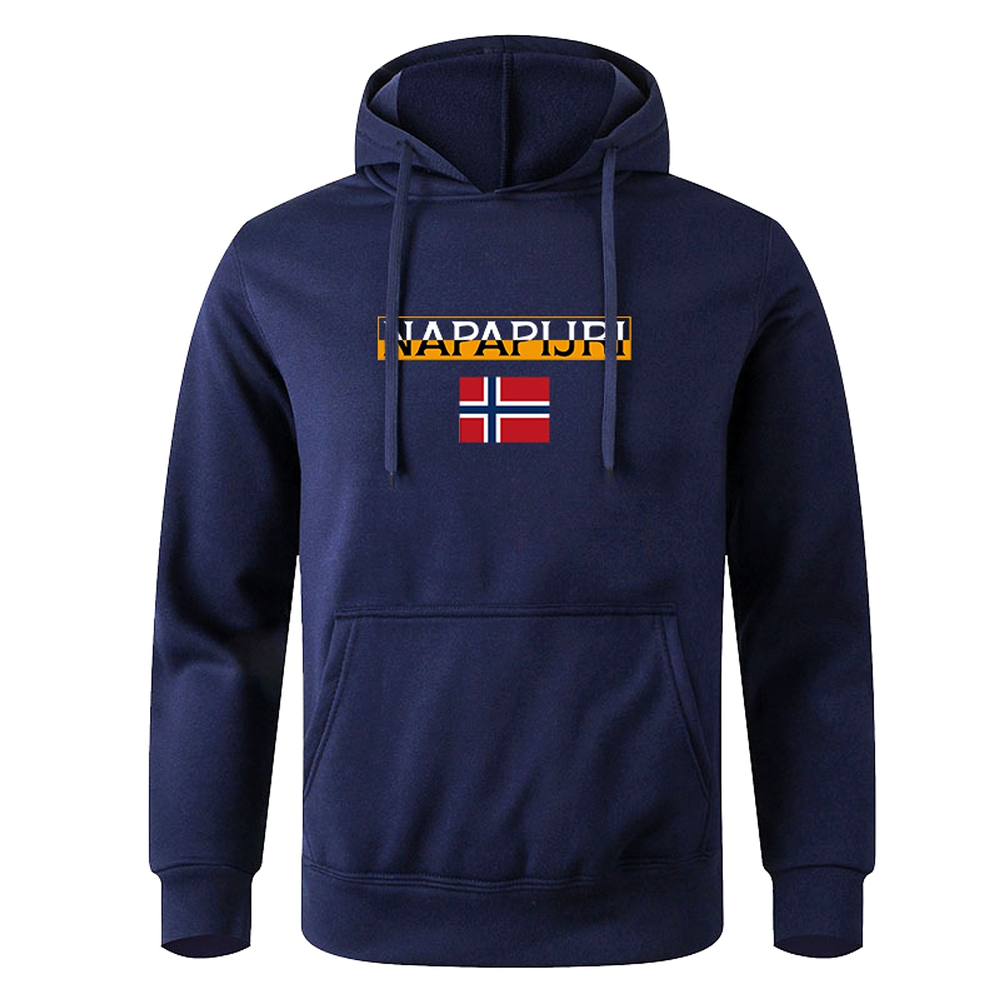 Napapijri Men's Pullover Hoodie Printed Sweater Casual - enhanced image 4