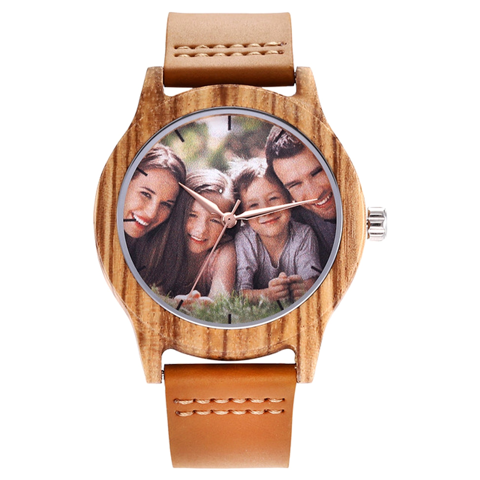 New Cross-Border Wooden Men'S  Commemorative Gift Custom  Oem Self-Built Station Watches - enhanced image 4