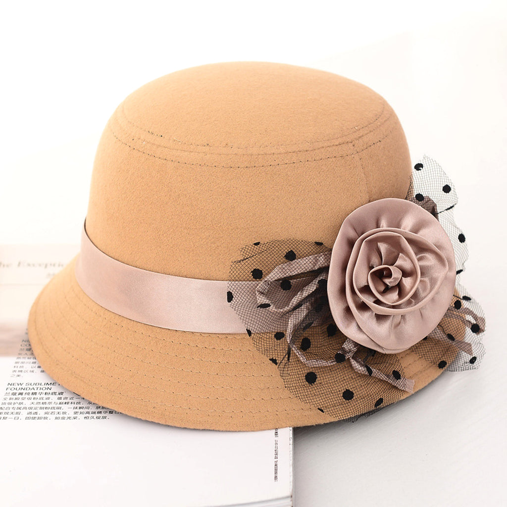 New Style Casual Ladies Big Brim Woolen Hat - enhanced image 4