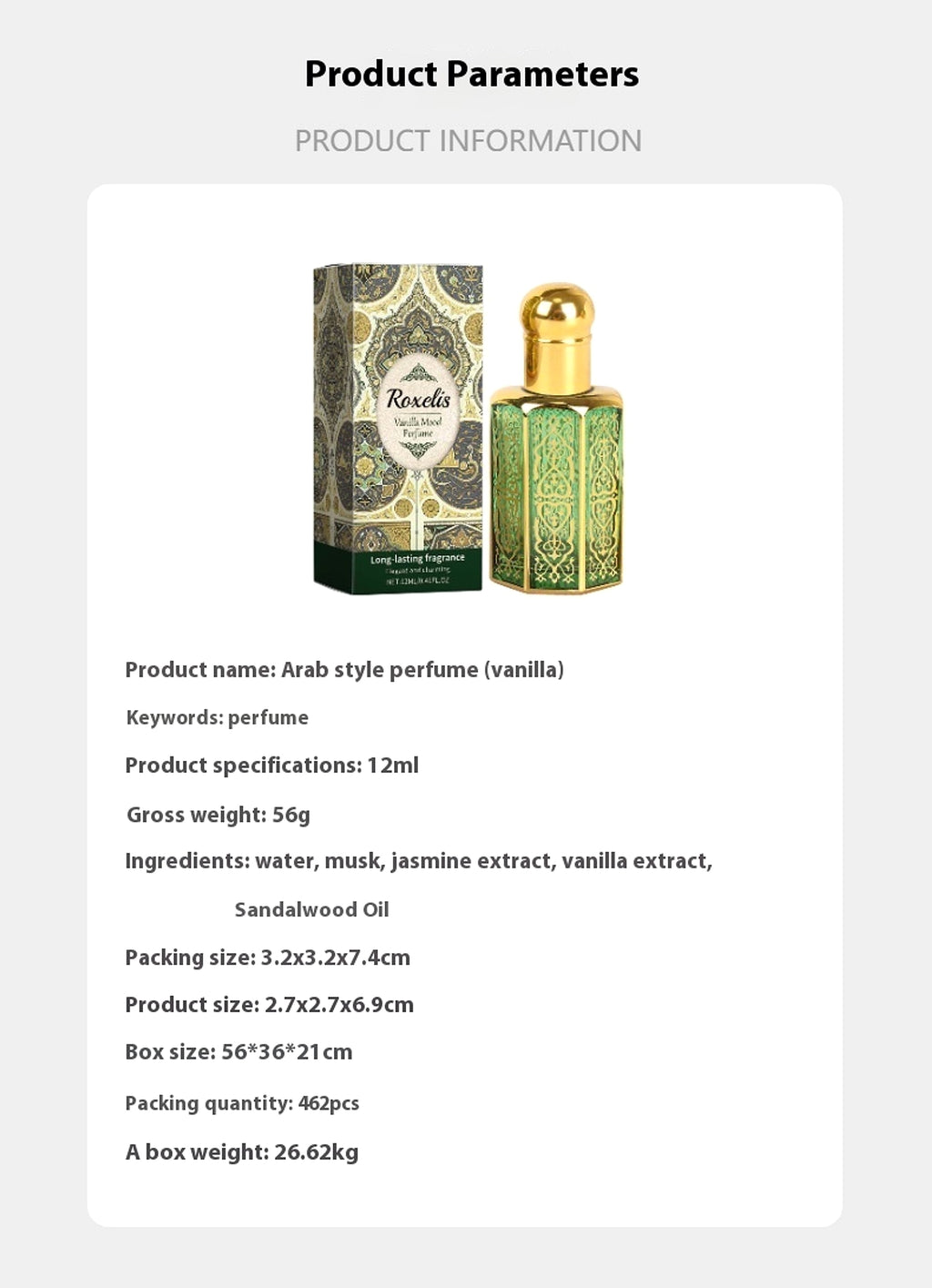 Niche Long-lasting Fresh Date Fragrant Men And Women Fragrance Elegant Style Perfume Orient - enhanced image 4
