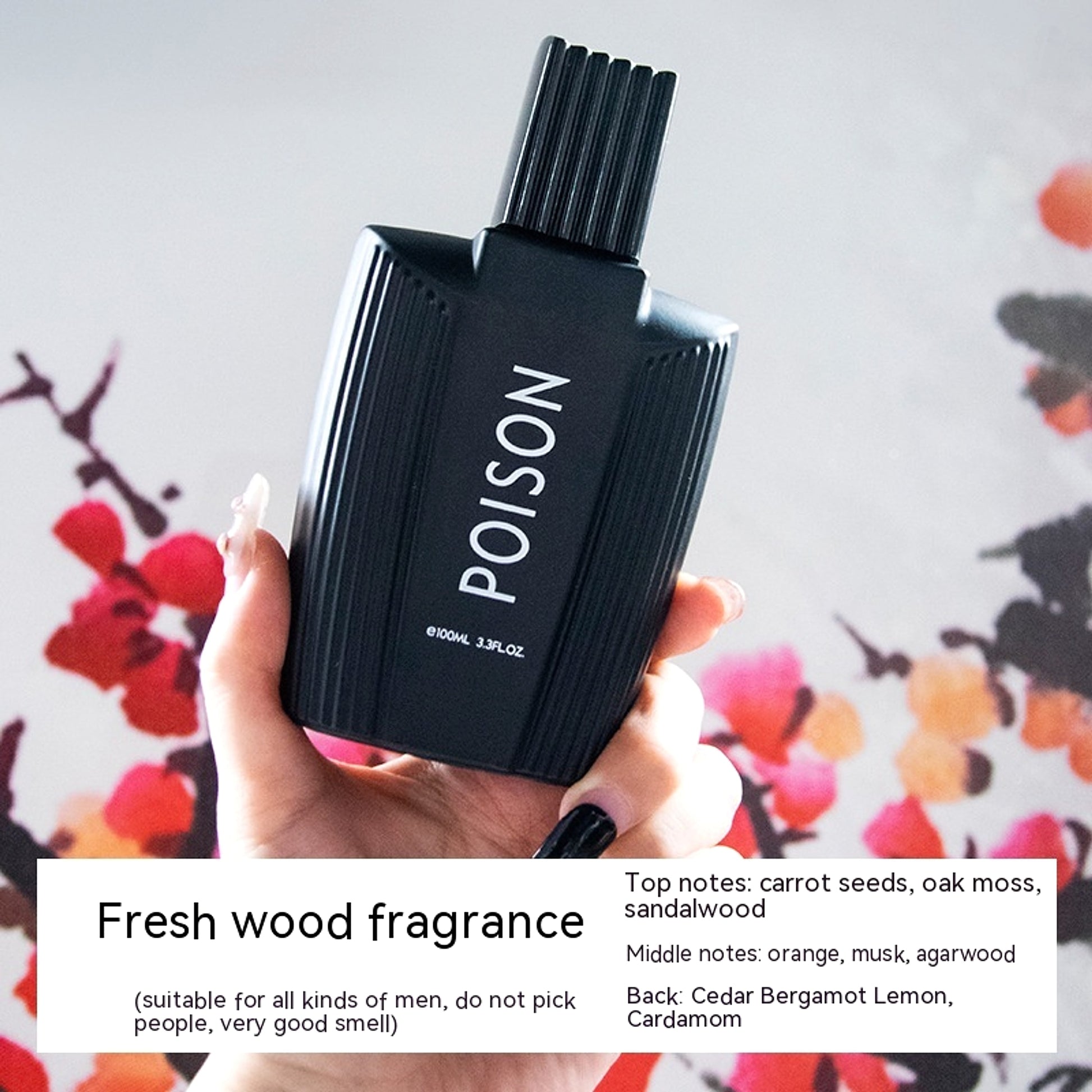 Orange Wood Poison - Men's Fashion Simple Lasting Fragrance Perfume - enhanced image 4