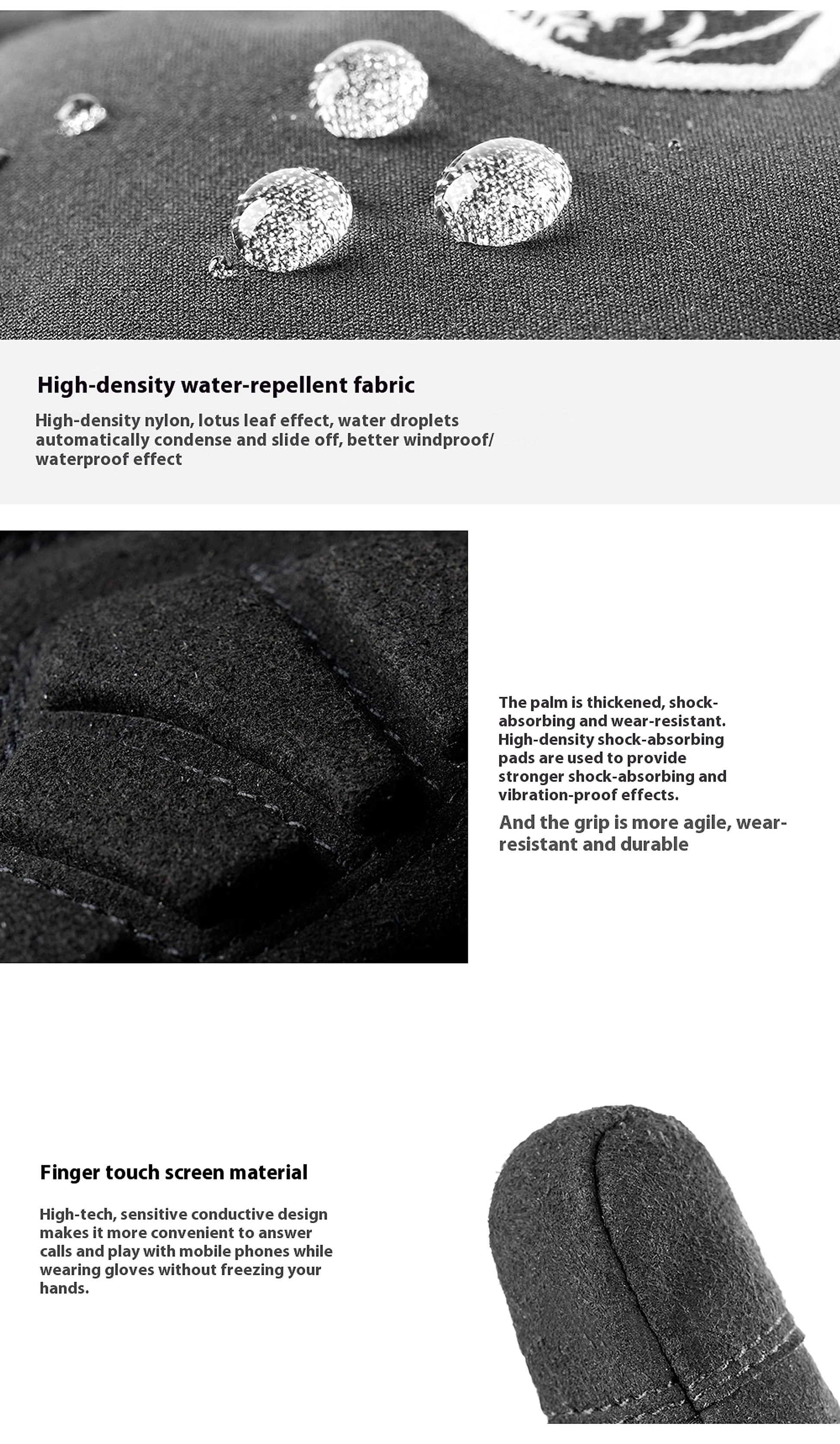 Outdoor Non-slip Cold Velvet Wear-resistant Gloves - enhanced image 4