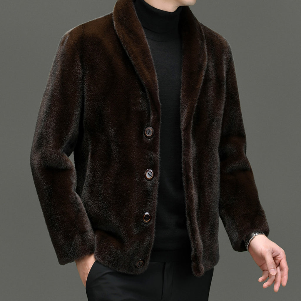 Padded Jacket Fur Integrated Double-sided Top - enhanced image 4