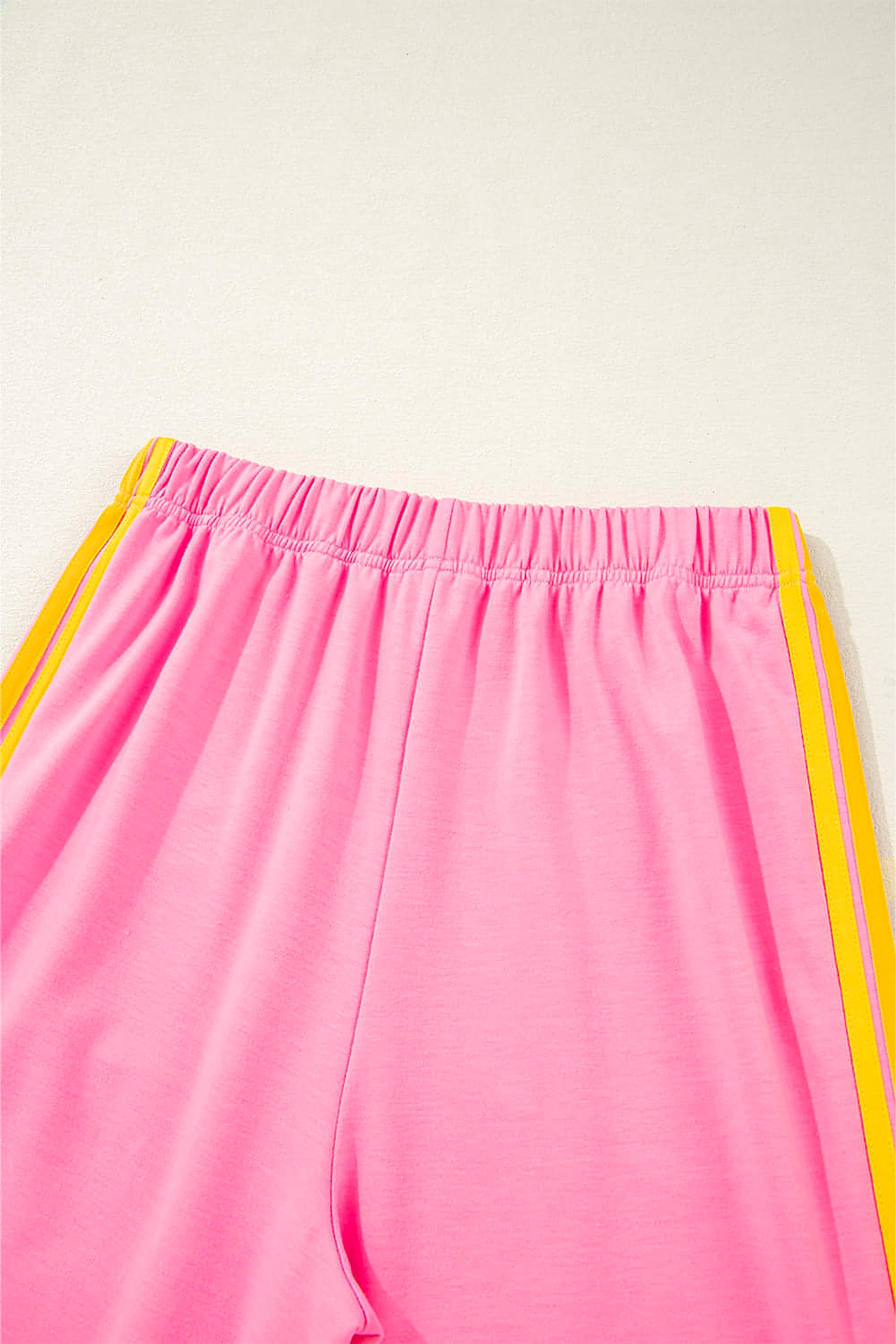 Pink Counting Rainbows High Waist Sweatpants - enhanced image 4