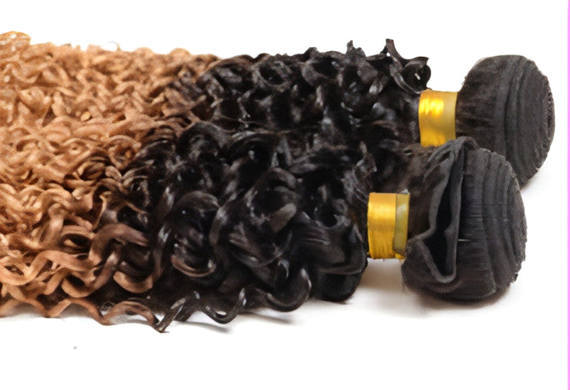 TrueTress Real Human Hair Extensions Human Hair Extension Gradient Wig - enhanced image 4