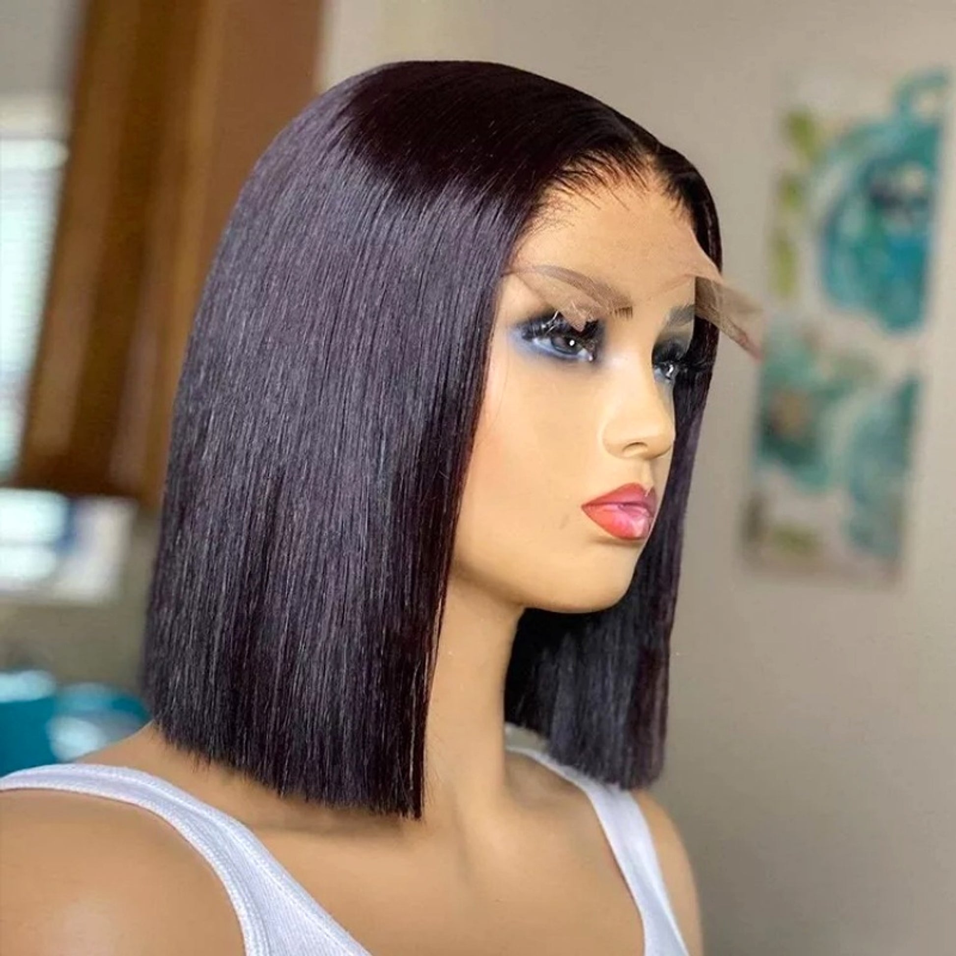 LuxeWave - Real Lace Headband Human Hair Silk - enhanced image 4
