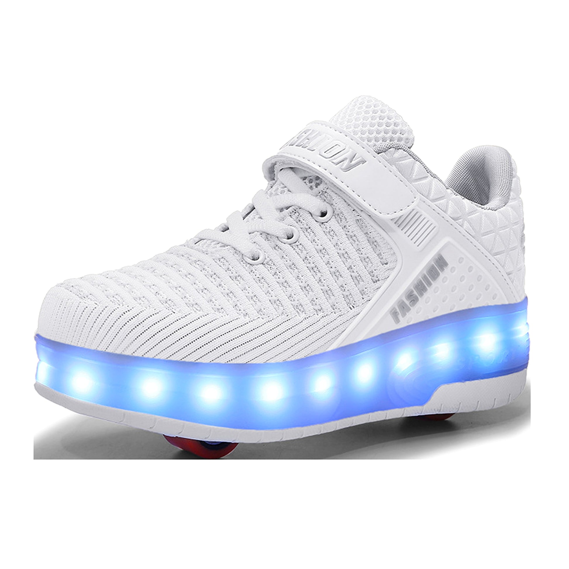 Rechargeable Heelys New Style Children'S Men'S And Women'S Shoes Pulley Student Single And Double RollerAdult Skates - enhanced image 4