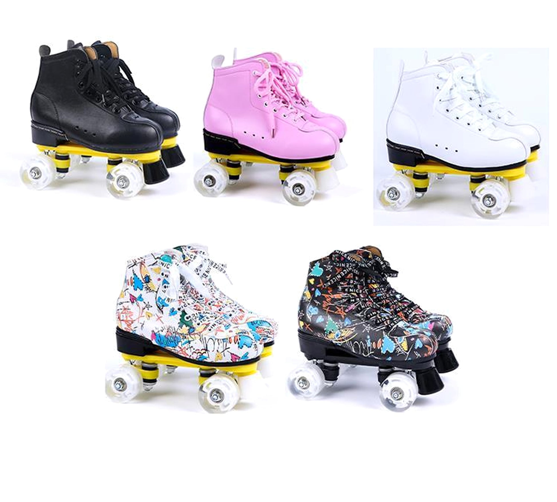 Roller Skates Children's Double Wheel Brush Street Shoe Cover - enhanced image 4