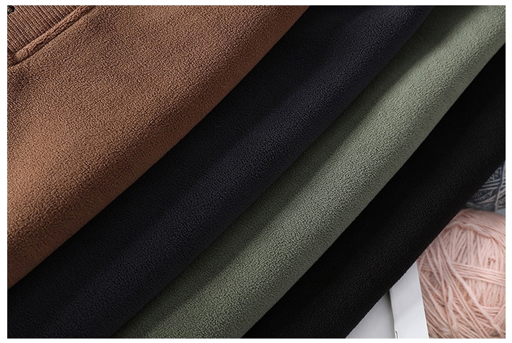 Round Neck Sweater — Men's and Women's Long Sleeves Couple Top - enhanced image 4