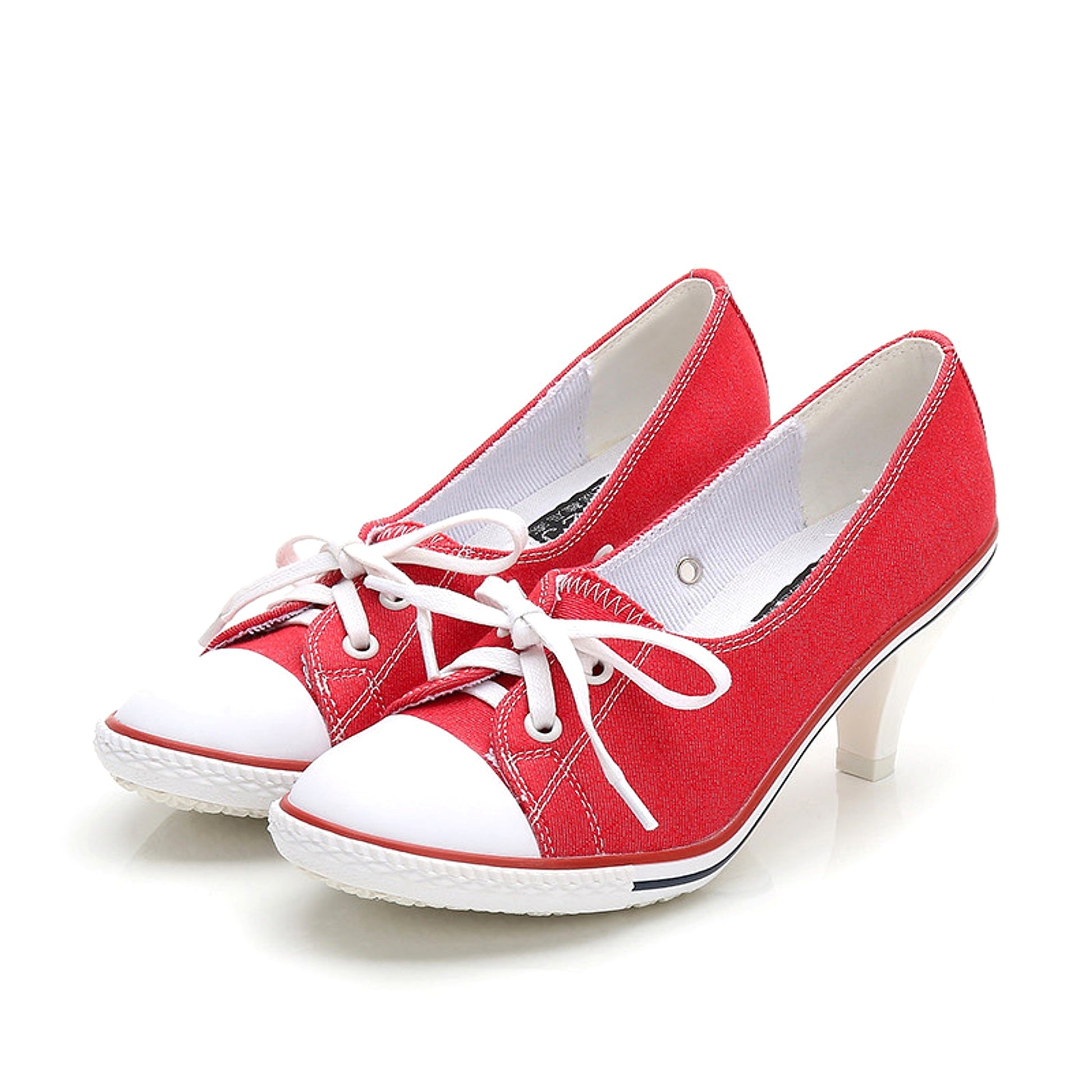 SeoulLift™ – Korean Canvas High-Sole Sneakers (Women) - enhanced image 4