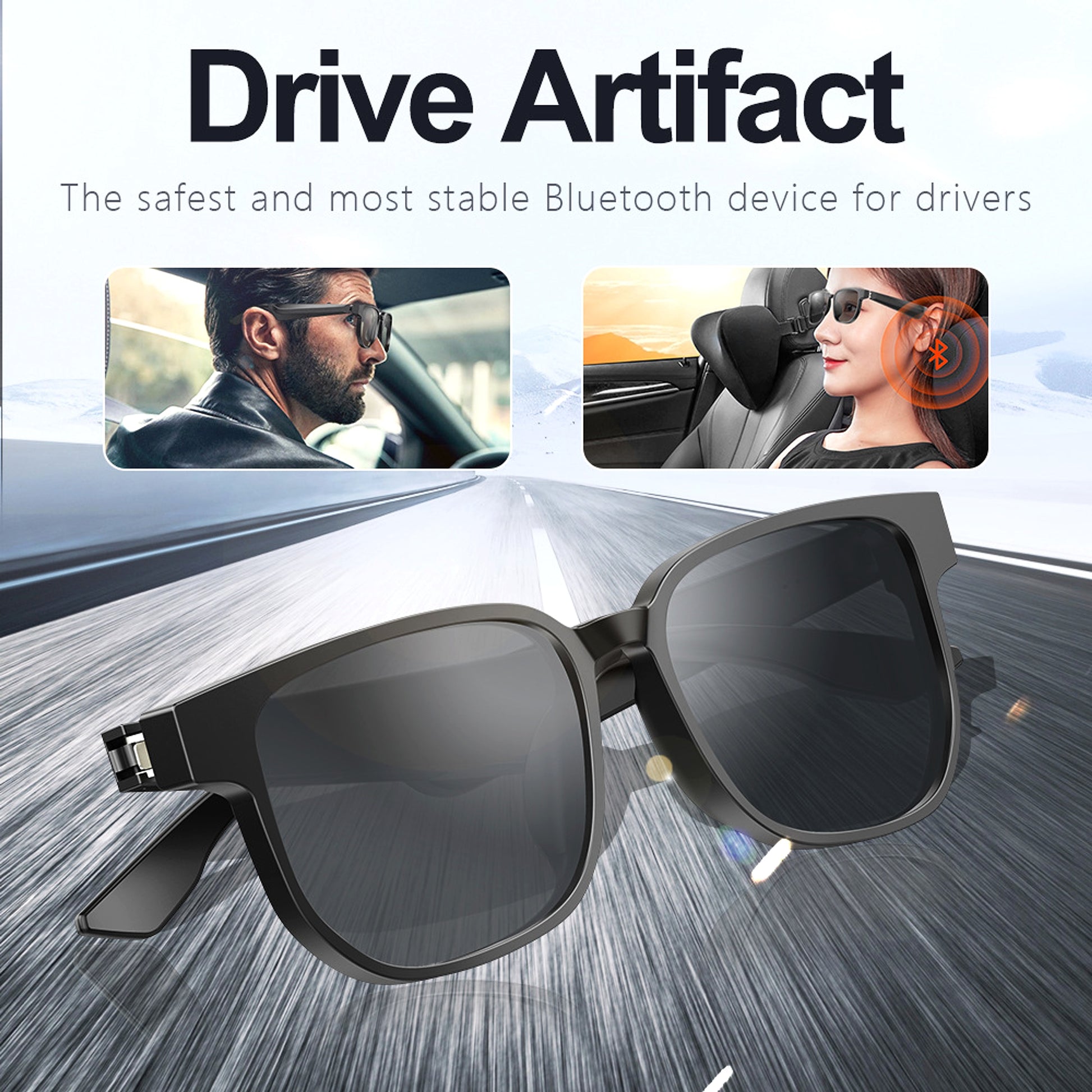 Z. Smart Bluetooth Glasses Call Music Outdoor Accessories - enhanced image 4
