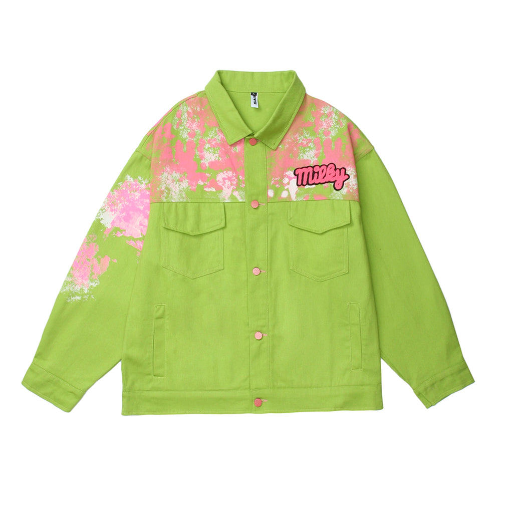 Splash-Ink Workwear Jacket for Men and Women – Modern Streetwear Style - enhanced image 4