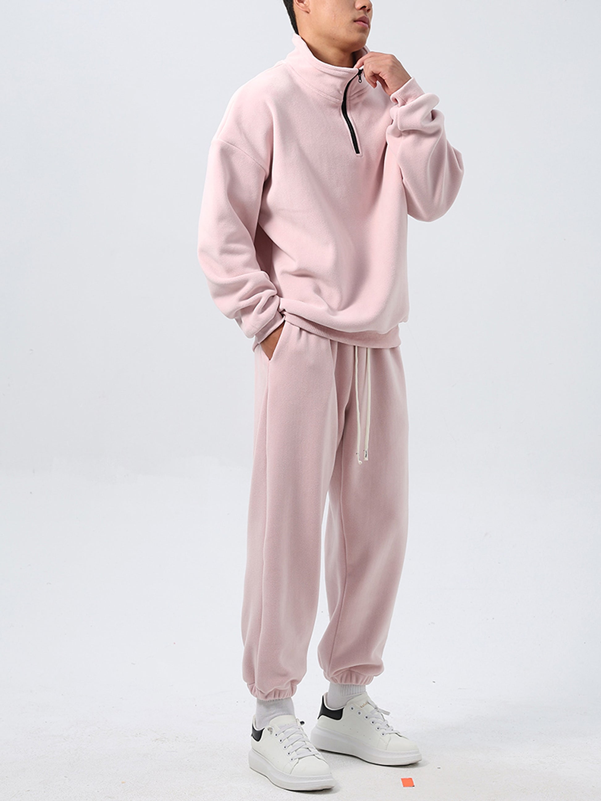Men's Fleece Tracksuit – Wide Fit, Ultimate Comfort - enhanced image 4