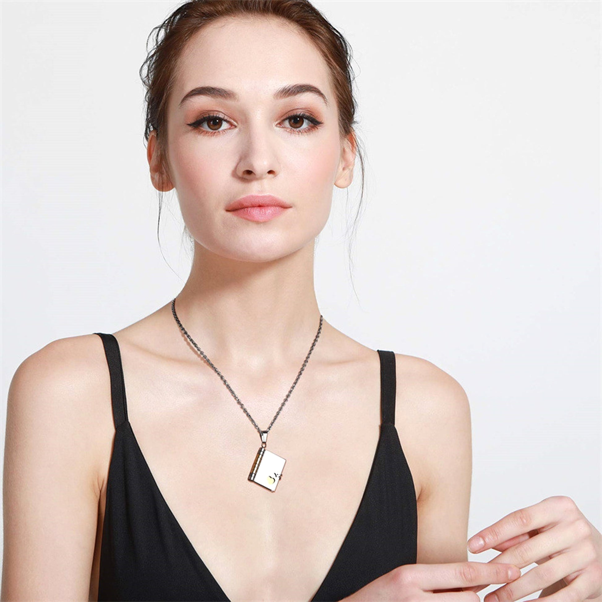 LuxeJewels™ – LoveBook™ Couple Pendant - enhanced image 4