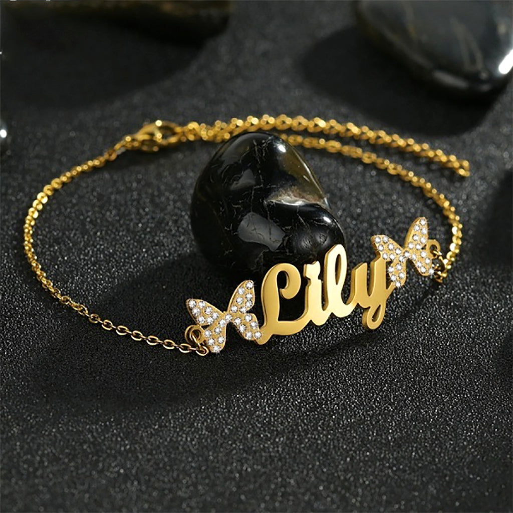 Custom Name Stainless Steel Bracelet – Personalized Letter Jewelry - enhanced image 4