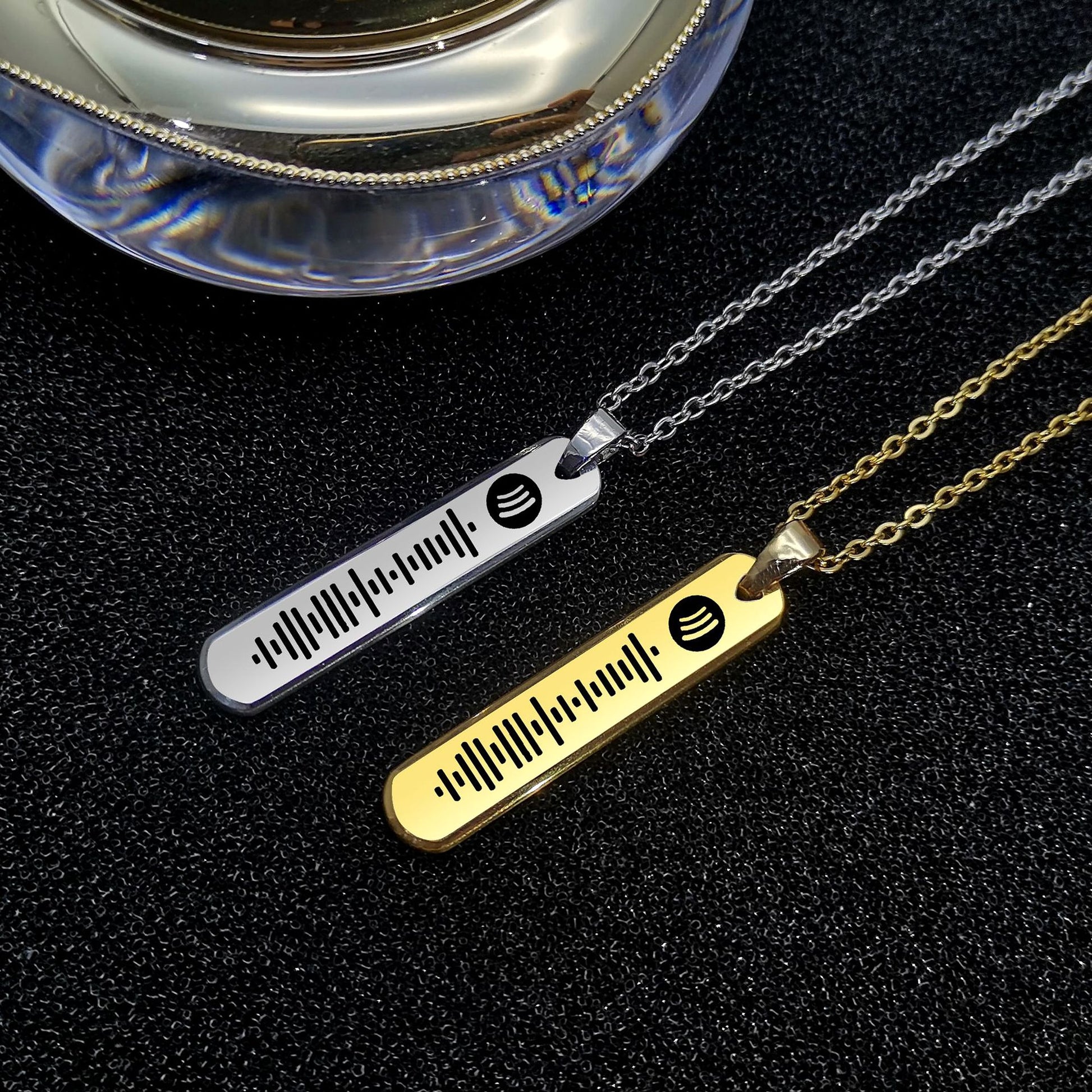 💎 Custom Bullet Necklace – Engraved Keepsake in Titanium Steel - enhanced image 4