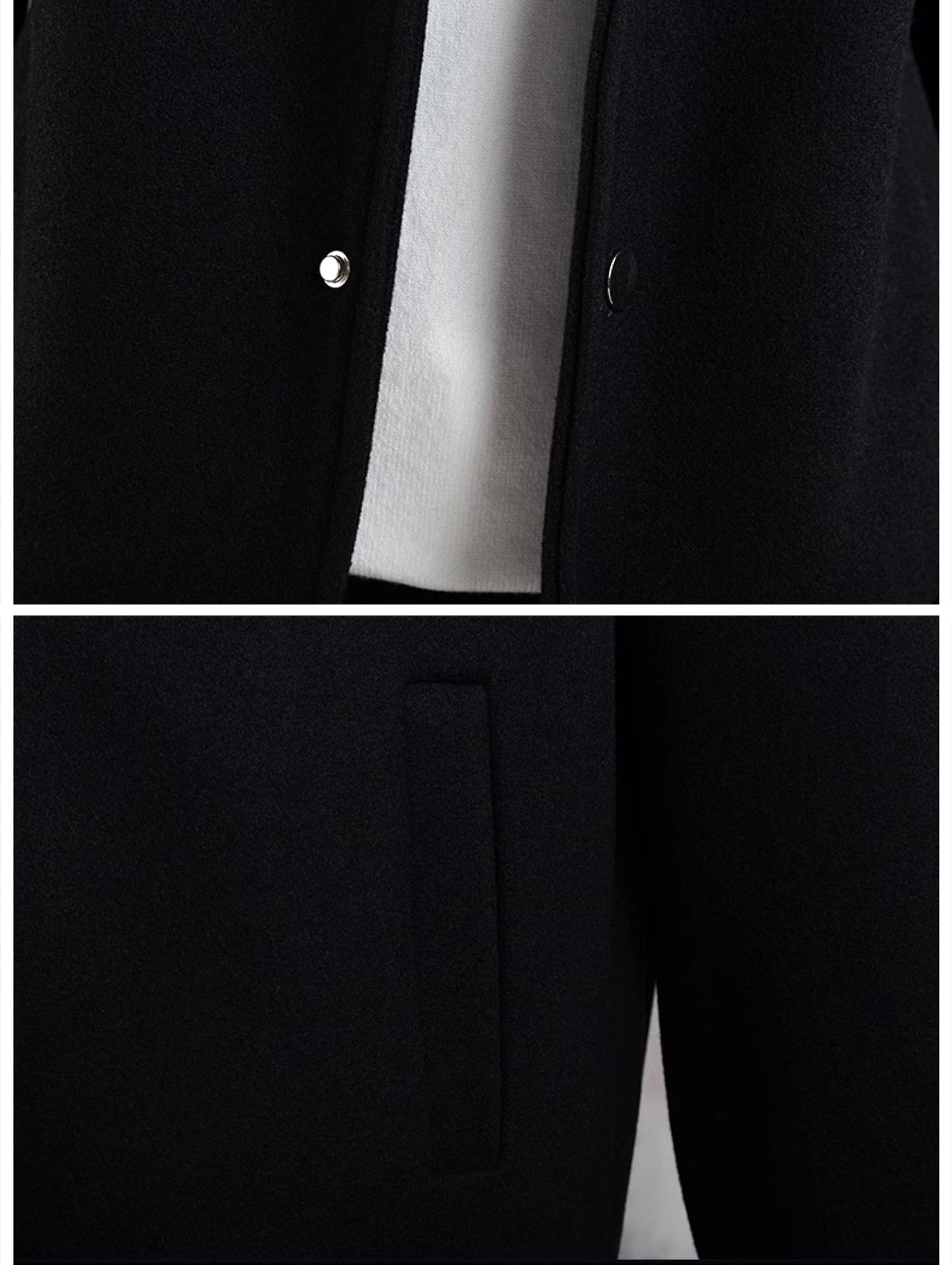 Suit Collar Woolen Jacket Coat Men's Thickened Casual Loose - enhanced image 4