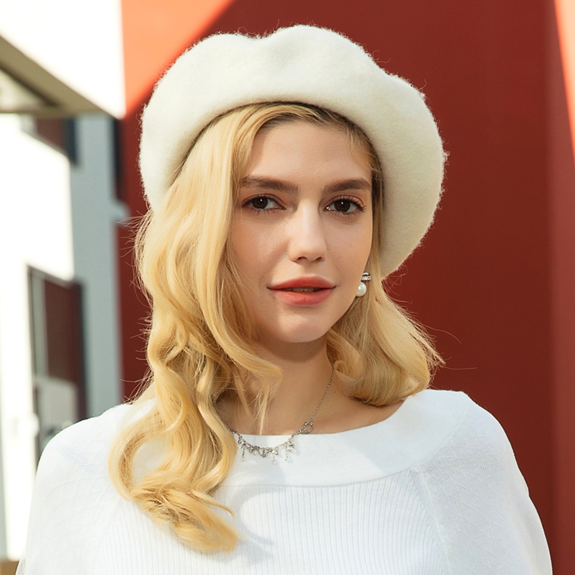 Thickened And Plush Enlarged Hood Elastic Sweatband Beret Hat Cap - enhanced image 4
