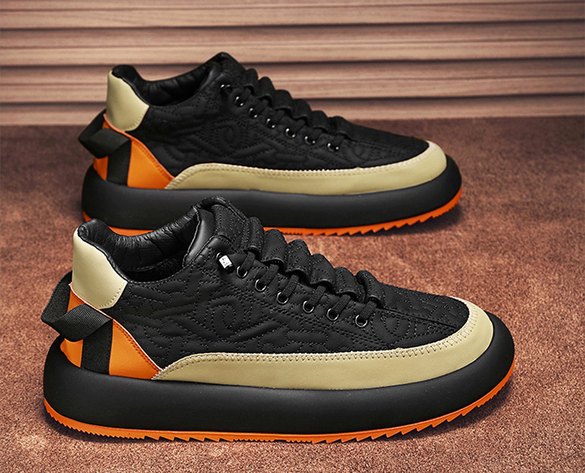 Sports Shoes Casual Lace Up Sneakers For Men - enhanced image 4