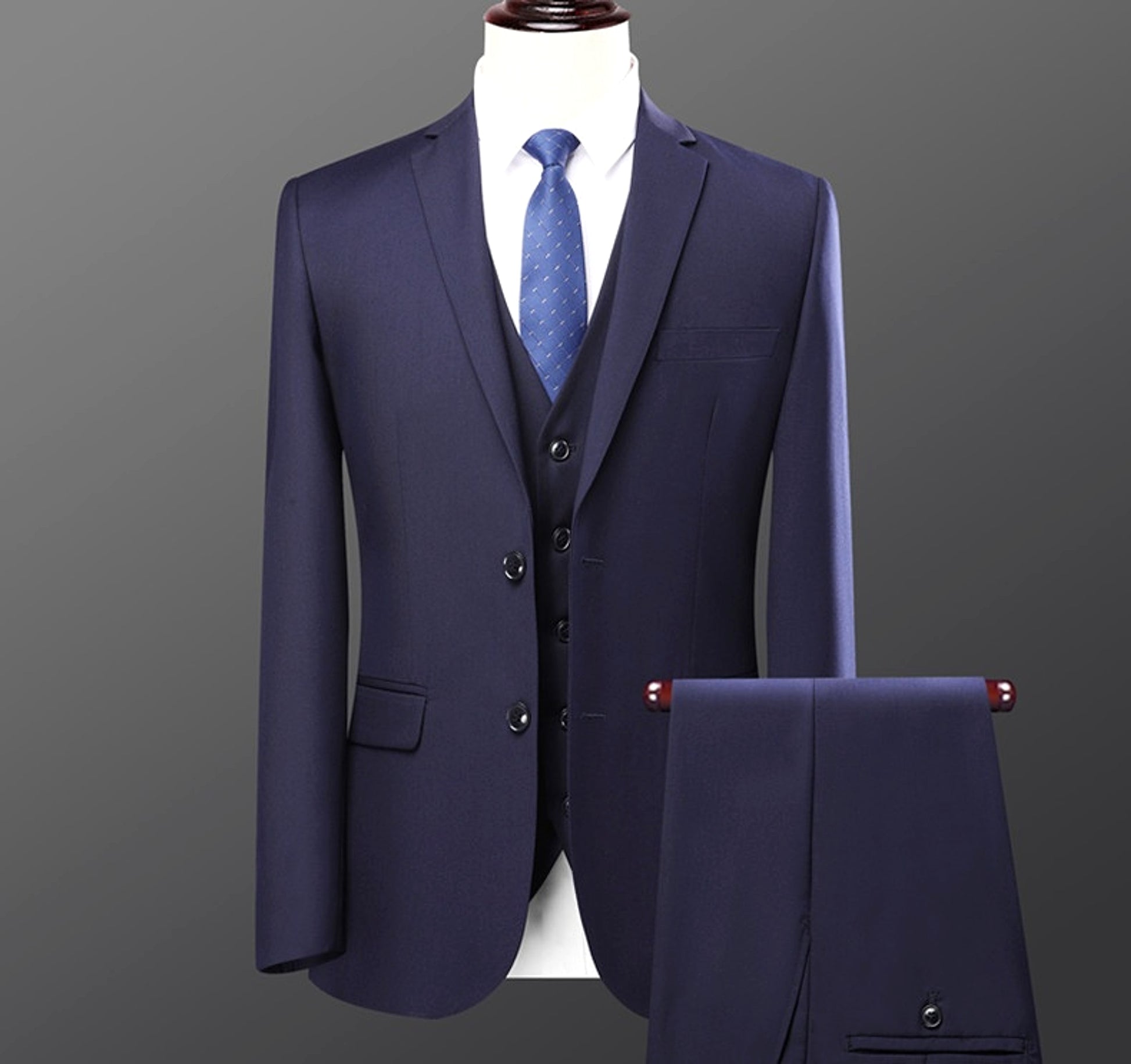 GentleForm™ – Two-Piece Men's Formal Suit Set - enhanced image 4