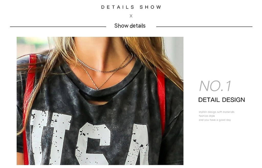 USA - T-shirt For Women - enhanced image 4