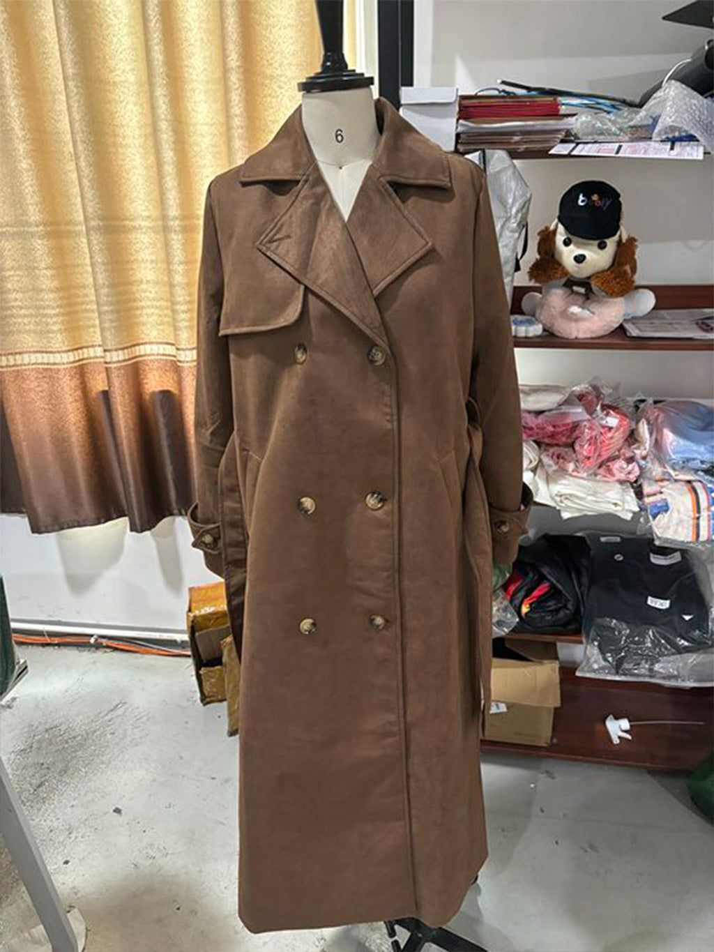 Vintage Brown Slim Coat – Haute Edition 25 - enhanced image 4