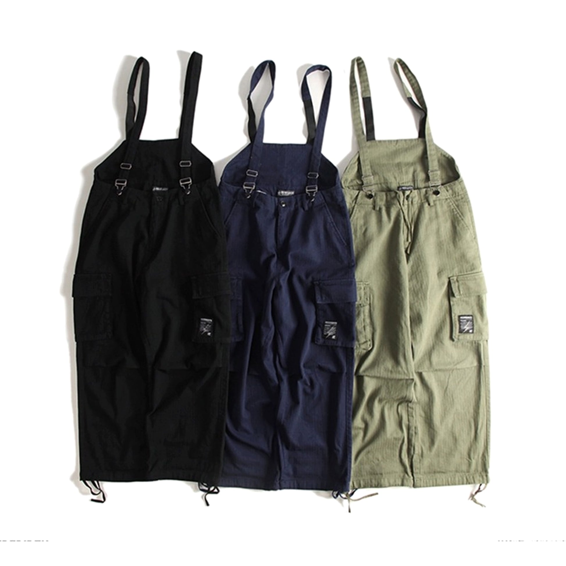 Vintage Loose Fitting Overalls - enhanced image 4