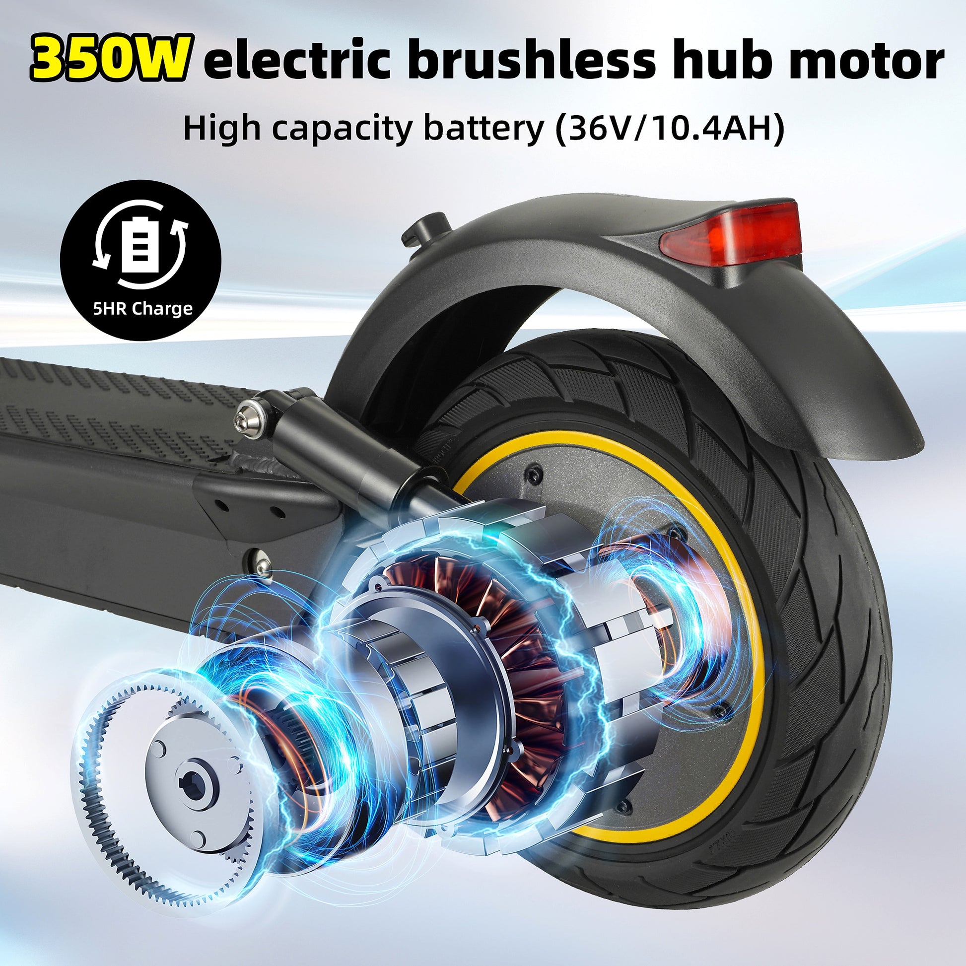 VoltStrider™ DMAXX – 10" App-Connected Electric Scooter (350W, Foldable, Anti-Theft) - enhanced image 4