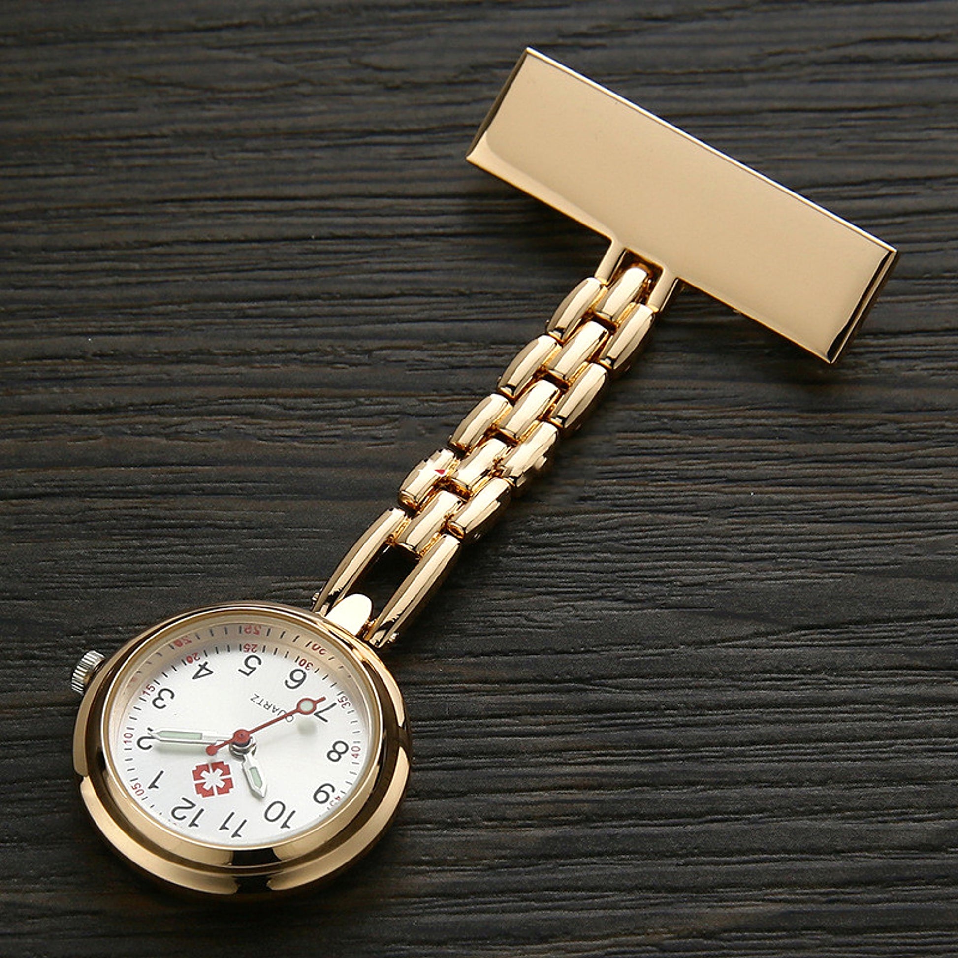 Waterproof Doctor & Nurse Clip-On Chest Watch – Medical Lapel Timepiece - enhanced image 4