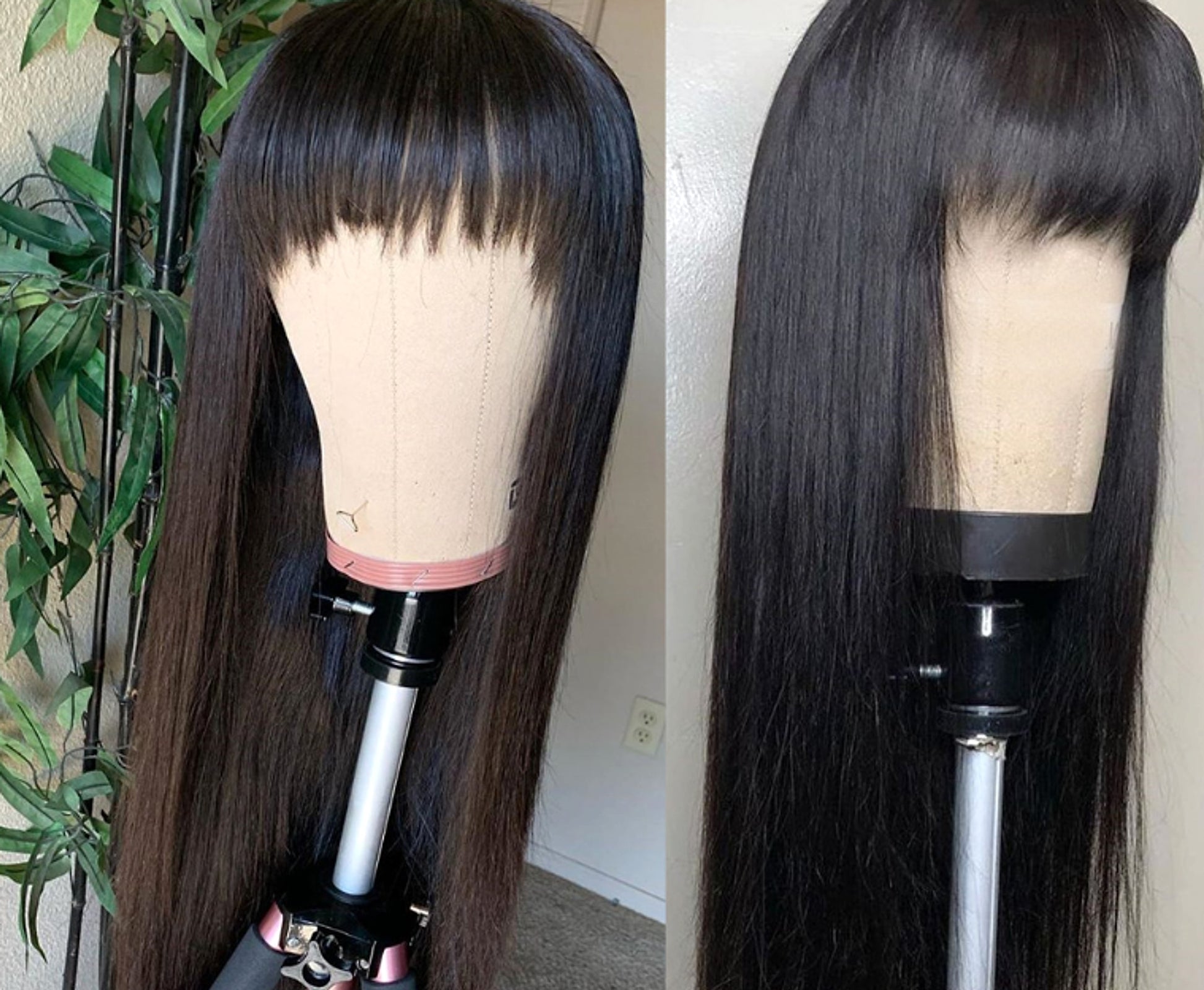 LuxeWave - Wig Real Human Hair Straightening Mechanism Headgear - LuxeWave - enhanced image 4